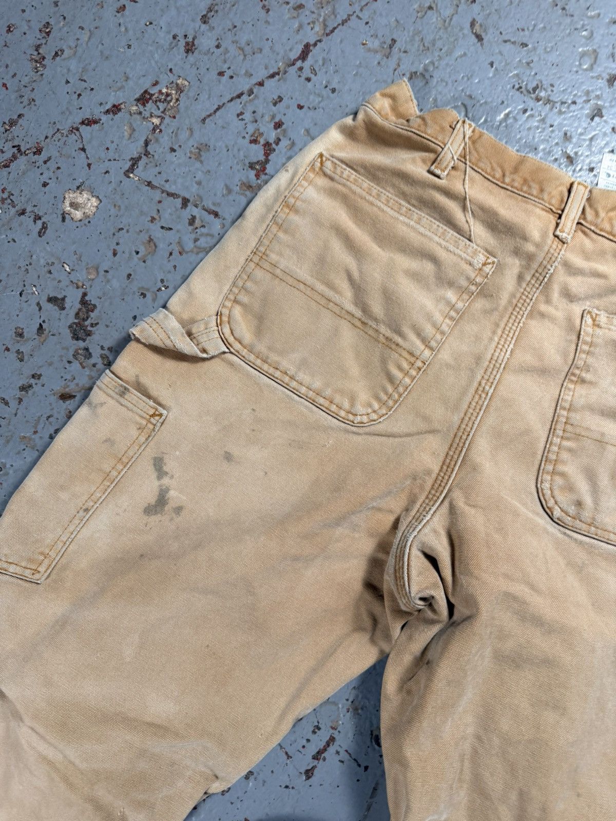 Carhartt Insane Distressed Carhartt Fleece Line Carpenter Pants Size US 30 / EU 46 - 10 Thumbnail