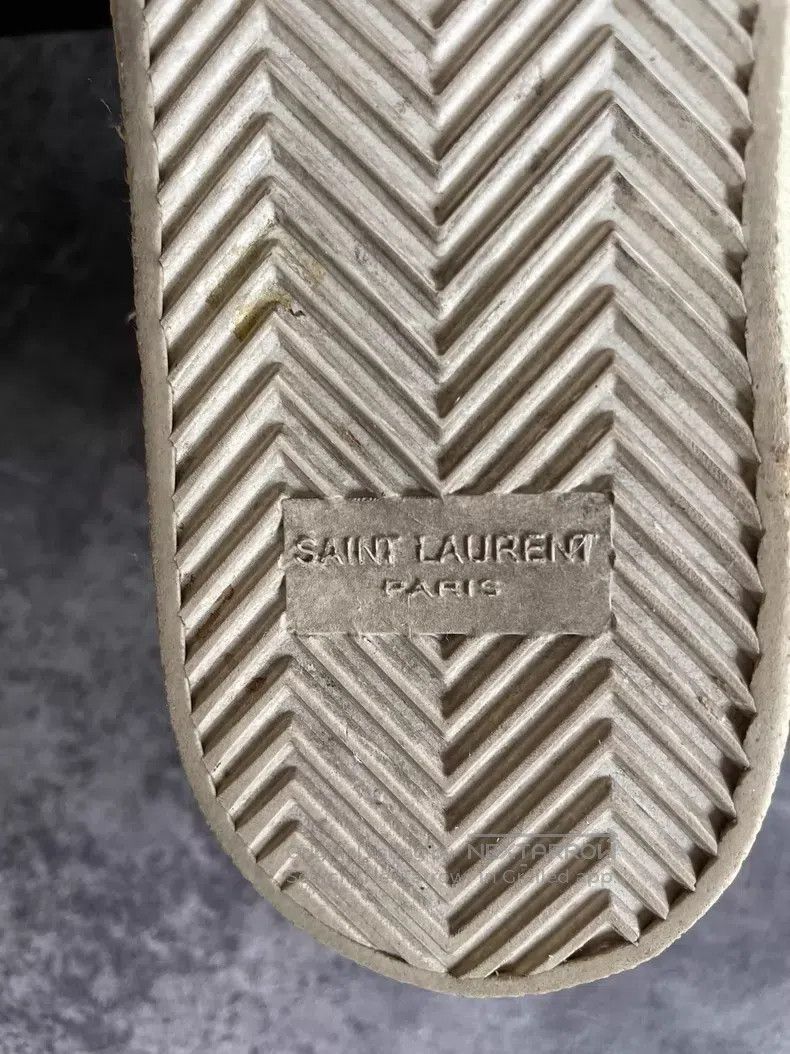 Saint Laurent Paris Saint Laurent Paris Chessboard Patchwork Canvas Shoes Size US 7 / EU 40 - 9 Thumbnail