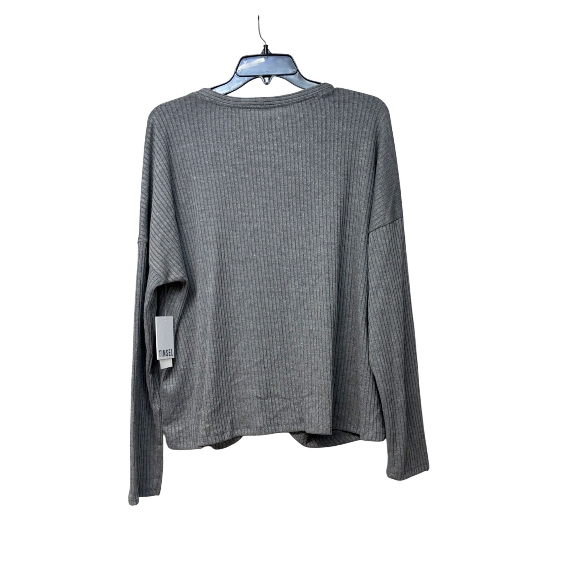 Other Tinsel Long Sleeve V-neck, Button Front Ribbed Cardigan Top Size ONE SIZE - 11 Thumbnail
