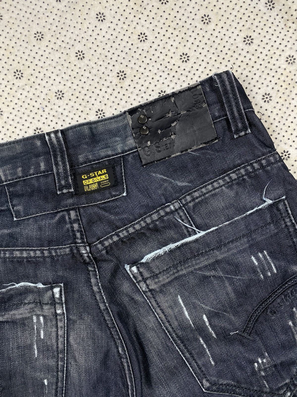 G-Star Extremely Patina Look Aysmetrical Denim By G Star Size US 35 - 7 Thumbnail