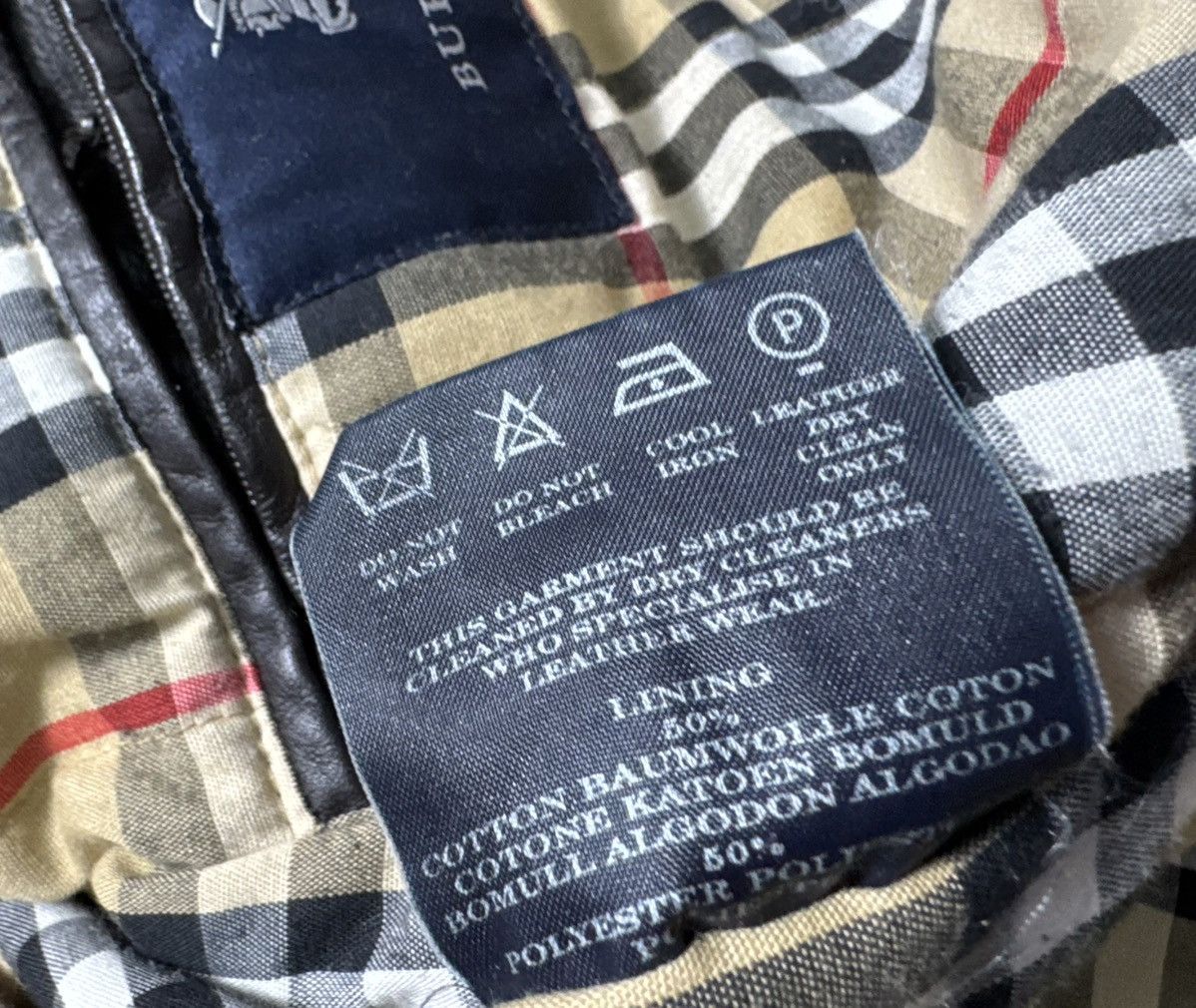Burberry Burberry London Leather Luxury Vintage Jacket Coat Size US XL / EU 56 / 4 - 8 Thumbnail