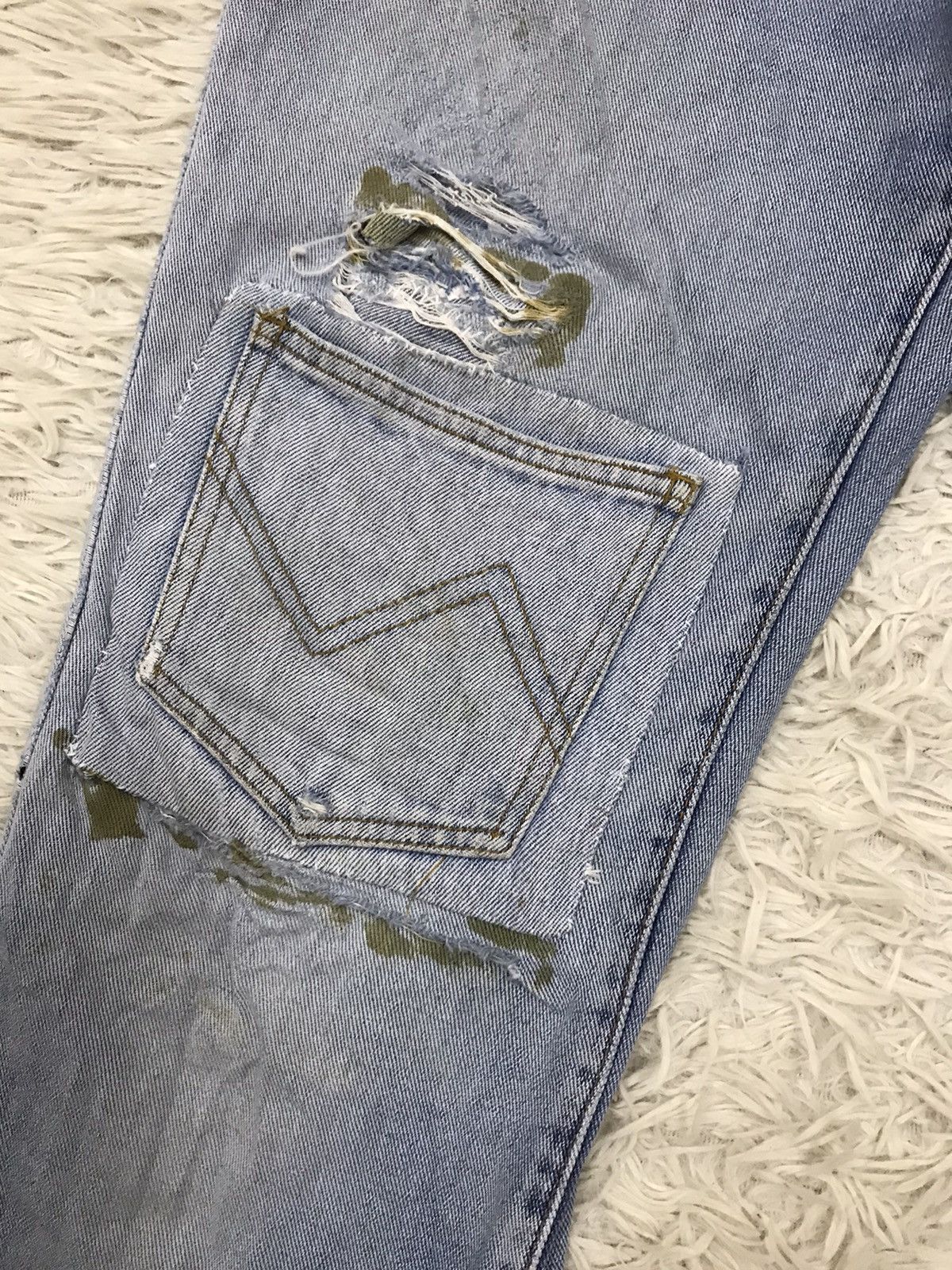 Japanese Brand × Vintage Vintage Sayotasu Co. ltd Blue Way Custom Distressed Jeans Size US 28 / EU 44 - 6 Thumbnail