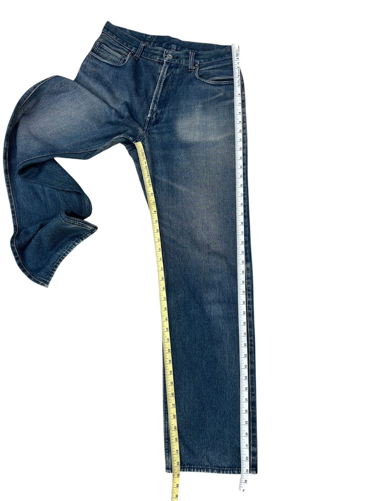 PPFM Vintage PPFM Faded Denim Regular Jeans Size US 31 - 4 Thumbnail