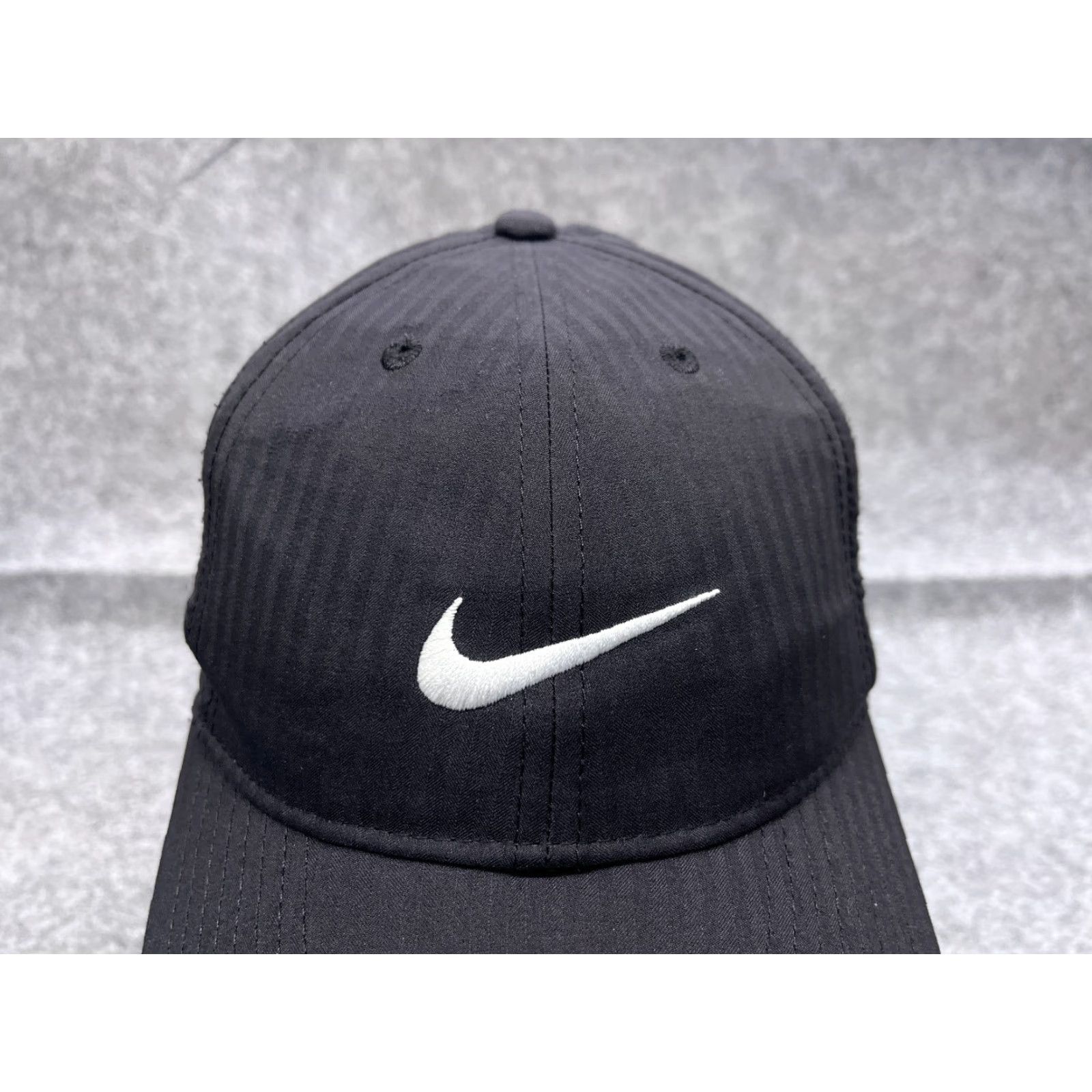 Nike Nike Hat Cap Adjustable One Size Adult Black 100% Polyester Swoosh Logo Baseball Cap Legacy91 Dri-Fit Mens Size ONE SIZE - 2 Thumbnail