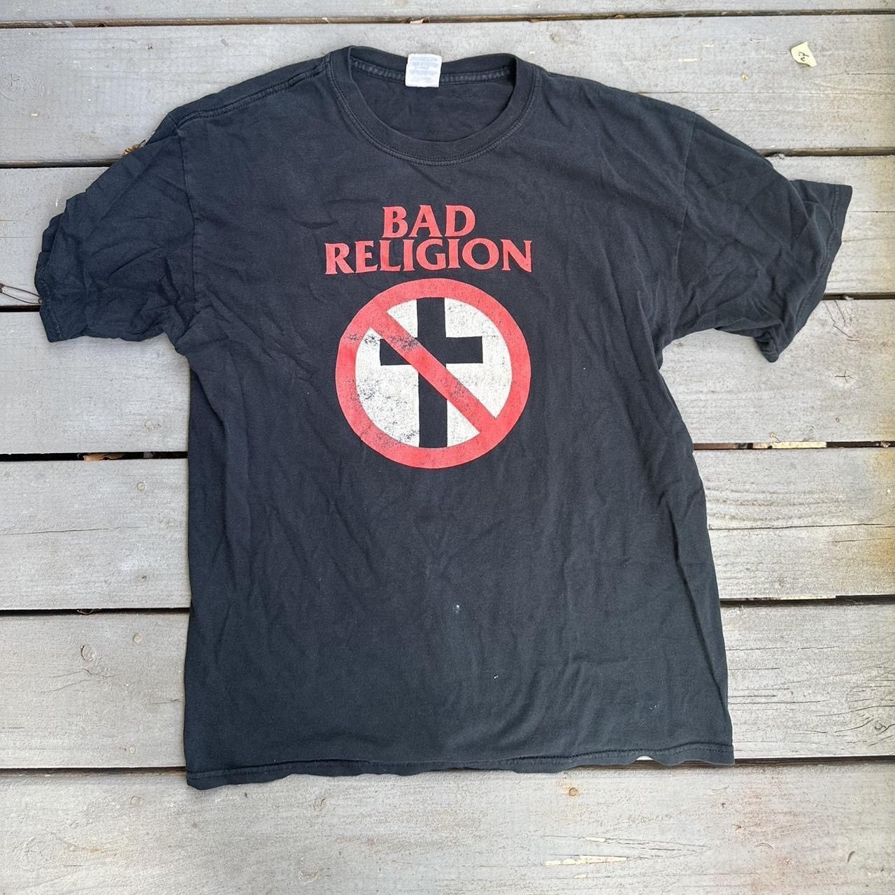 Band Tees × Vintage 1990s Bad Religion shirt Size US M / EU 48-50 / 2 - 1 Thumbnail