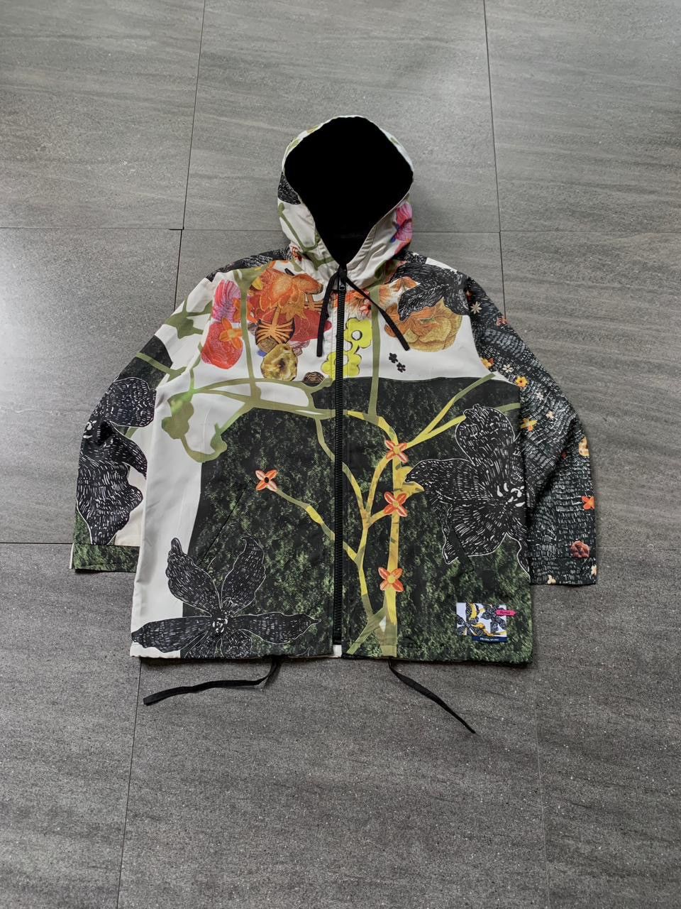 Prada FREE TAX! Christophe Chemin Collabs Printed Silk Jacket Size US M / EU 48-50 / 2 - 1 Thumbnail