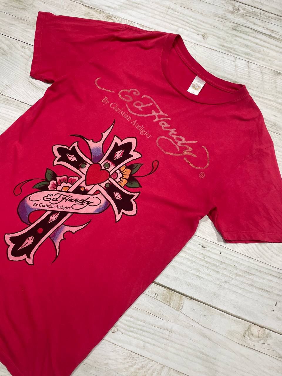 Christian Audigier Vintage Ed Hardy By Christian Audigier T-Shirt Logo Japan Size US M / EU 48-50 / 2 - 2 Thumbnail