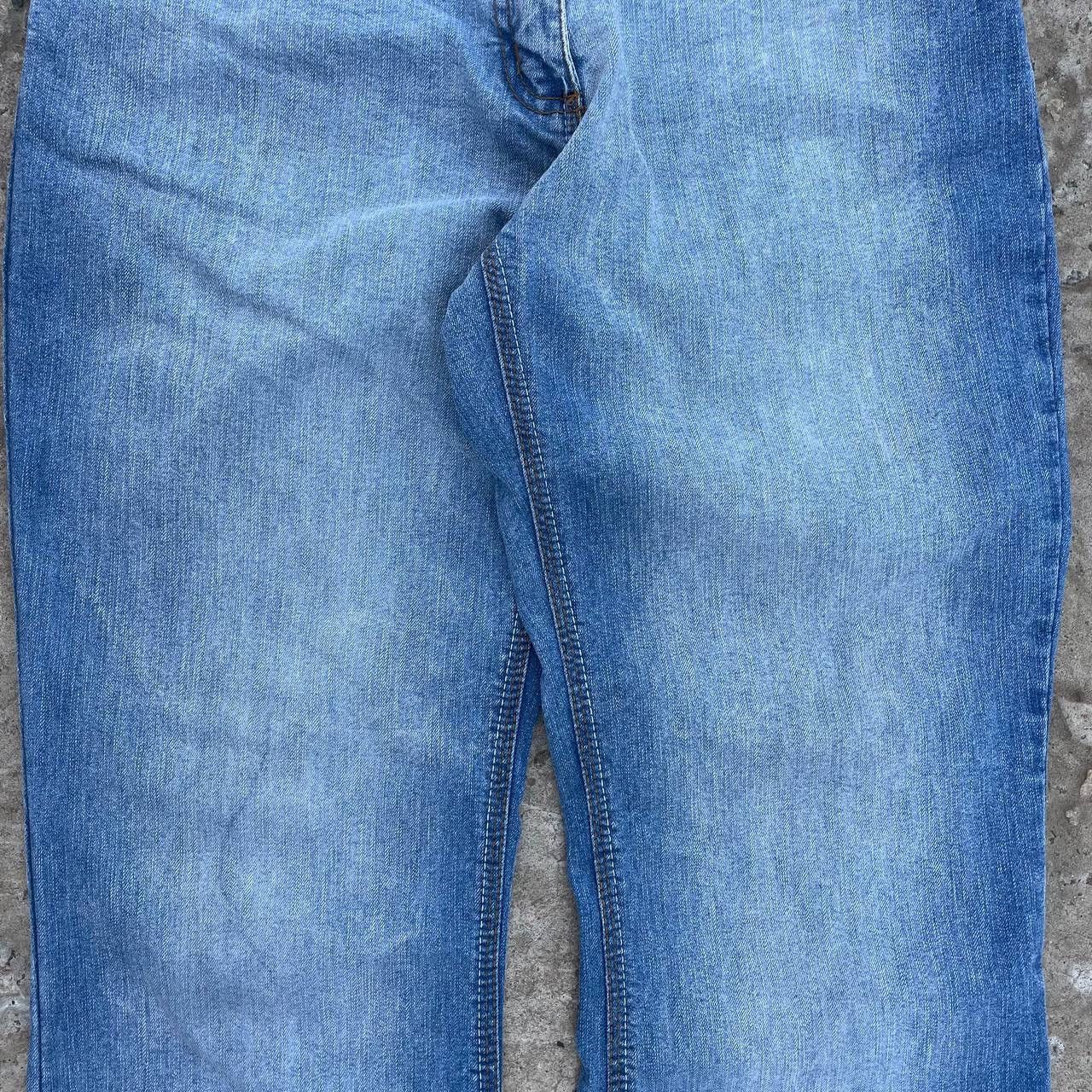 20471120 Vintage Women’s Japan XE Jeans Size 14 Wide Leg Y2K 00s USA Size 36" / US 14 / IT 50 - 6 Thumbnail