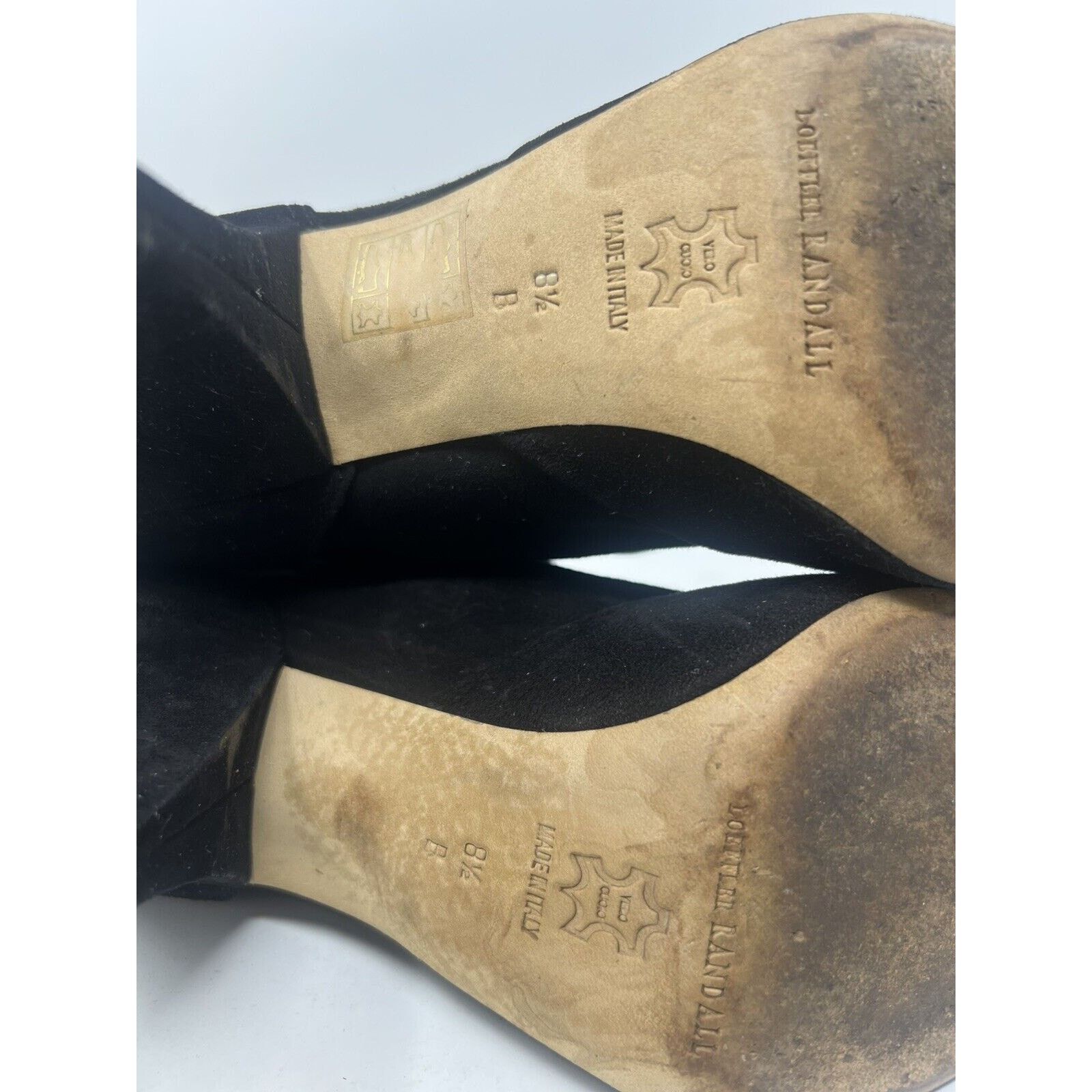 Loeffler Randall LOEFFLER RANDALL Women 8.5 Simone Suede Gathered Ankle Size US 8.5 / IT 38.5 - 7 Thumbnail