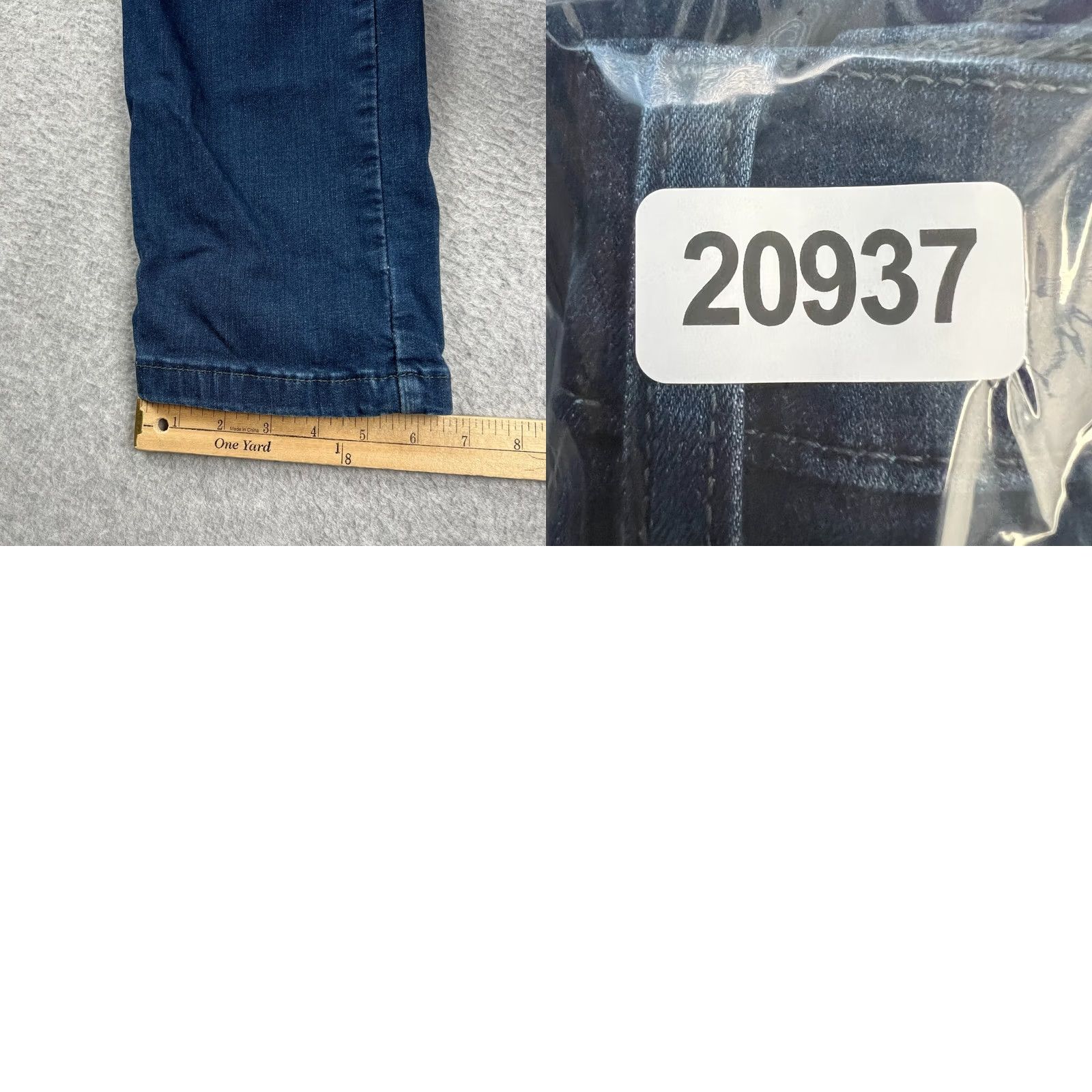 Vintage Mugsy Fultons Slim Fit Jeans Stretch Denim 33x32 Mens Blue Pants Cotton Denim Fabric Jeans Size US 33 - 8 Thumbnail