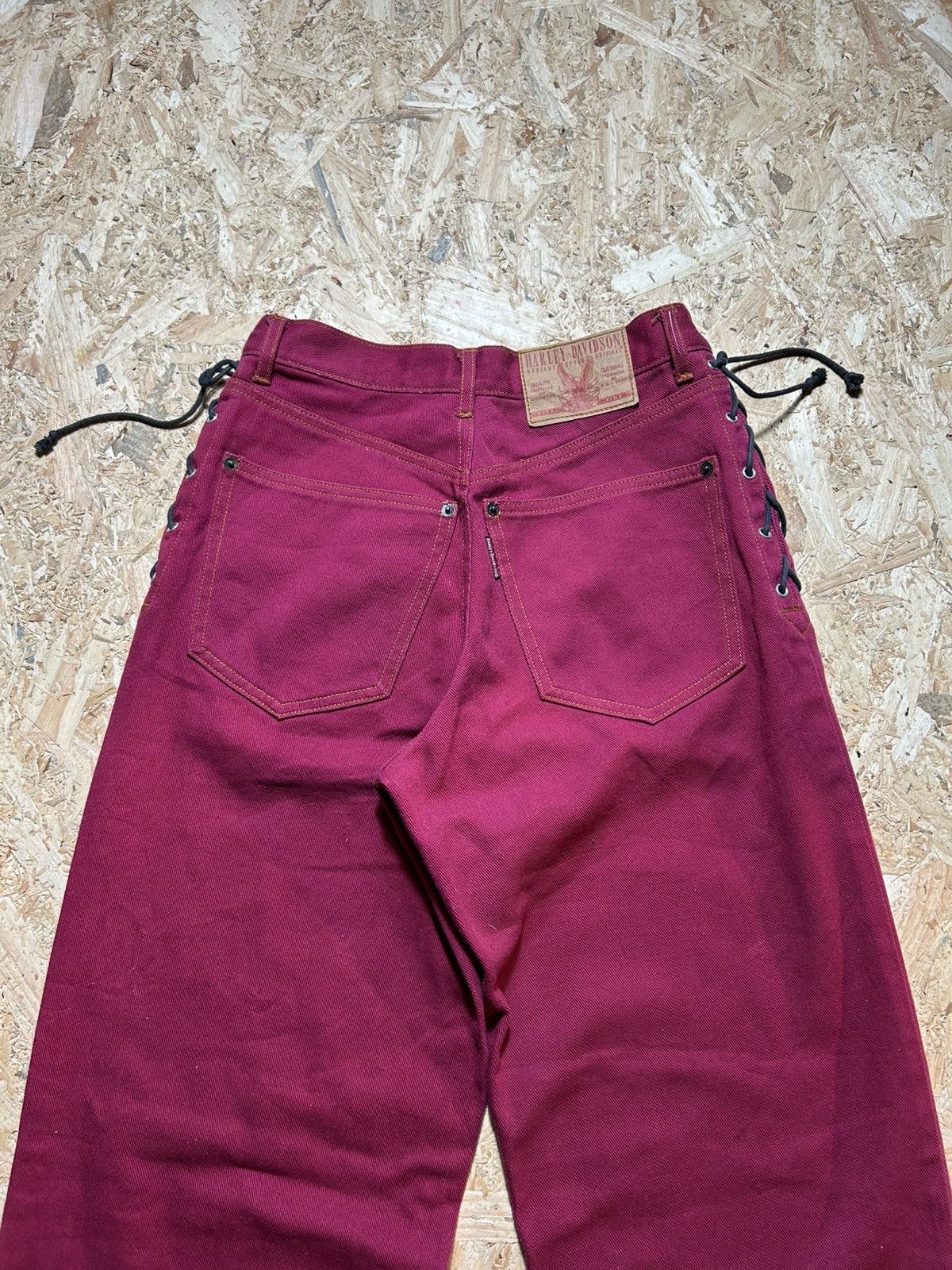 Harley Davidson Vintage Harley Davidson Wide Pants Size US 26 / EU 42 - 8 Thumbnail