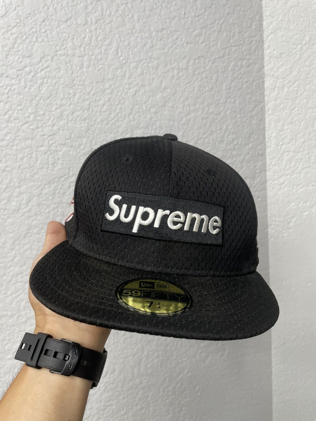 New Era × Stussy Stussy x New Era LA Cap (Black, 7 1/4) | Grailed