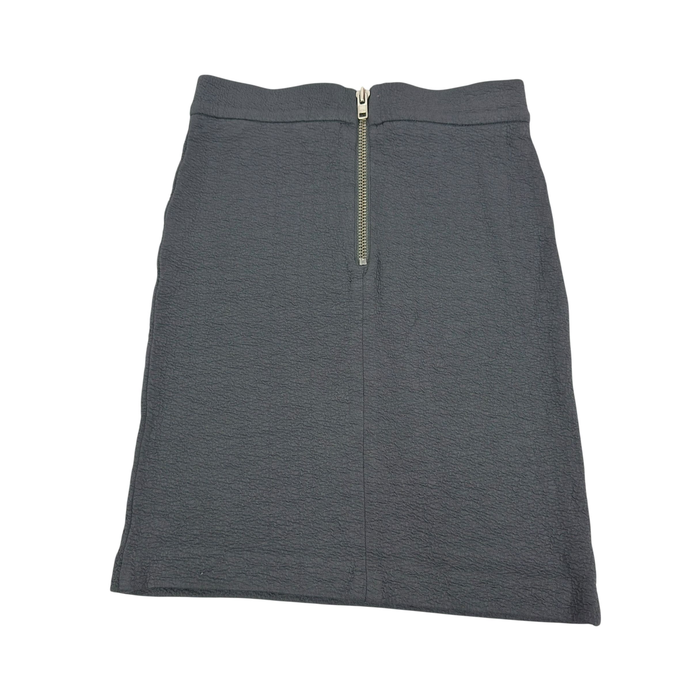 Ganni Ganni Lake Wood Women's Gray Straight & Pencil Skirt Small Size 30" / US 8 / IT 44 - 4 Thumbnail