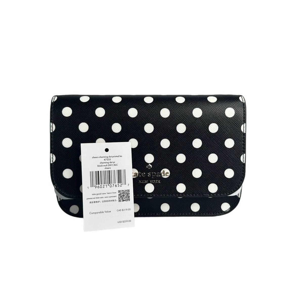 Kate Spade Kate Spade Cheers Boxed Black and white Crossbody Clutch bag Size ONE SIZE - 9 Thumbnail