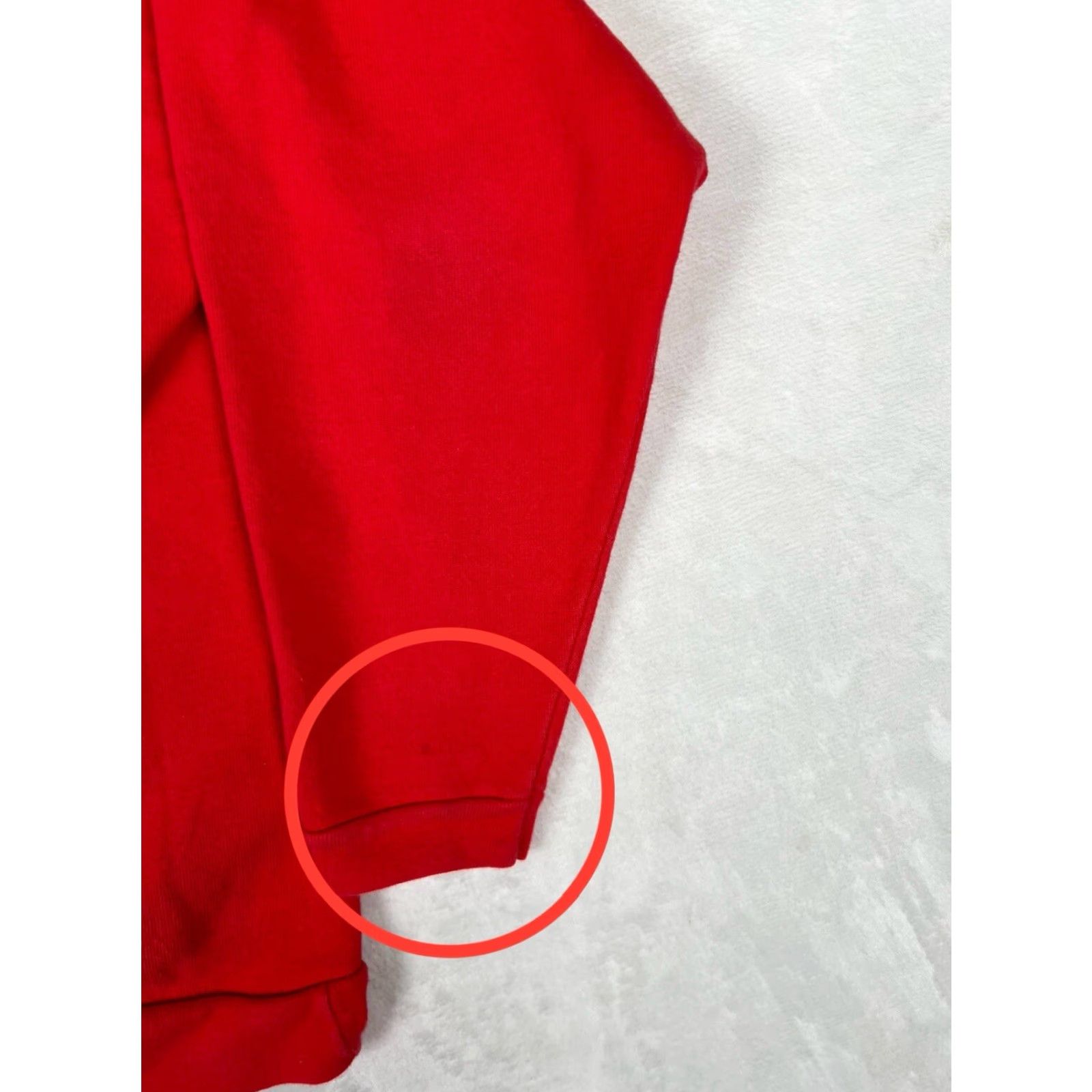 Guess VINTAGE GUESS Sweatshirt Crewneck Women’s M Red Cotton Logo 90s USA School Graphic Print Pullover Knits Size M / US 6-8 / IT 42-44 - 7 Thumbnail