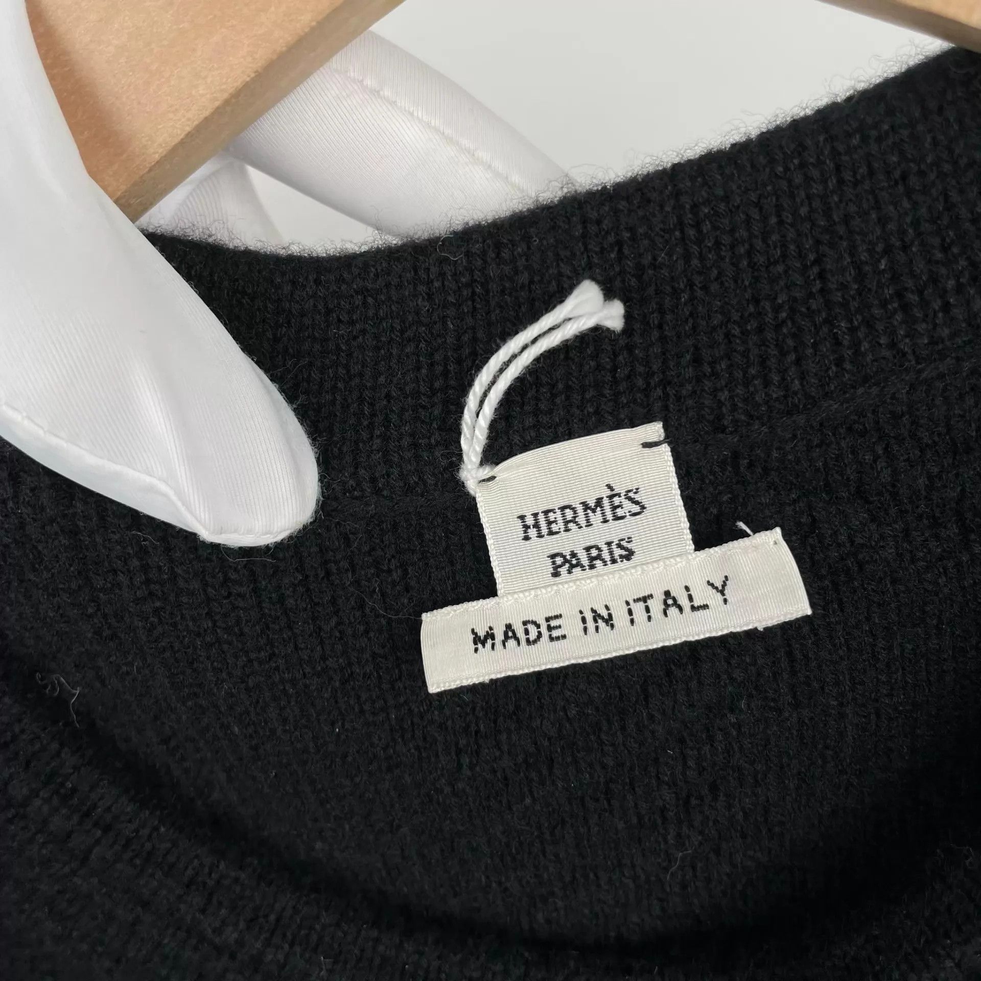 Hermes Hermès Women's Black Twill Wool Vest Dress 38 Size S / US 4 / IT 40 - 3 Thumbnail