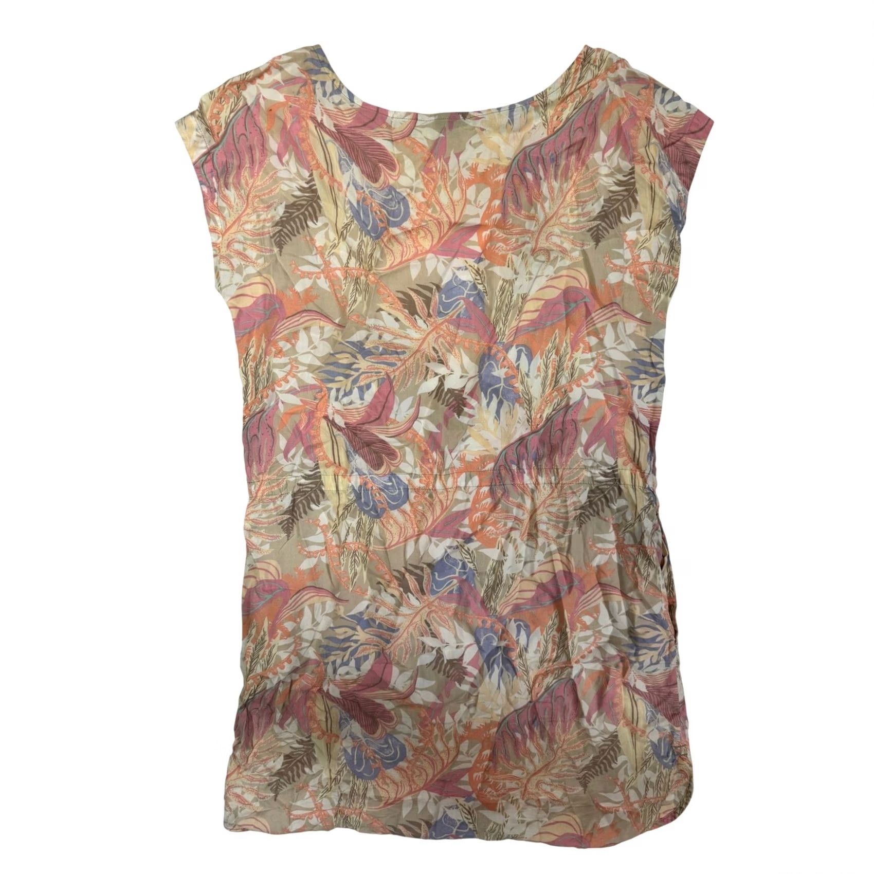 Patagonia Patagonia Women's Dress Tropical Floral Pink Orange Tencel XS Size XS / US 0-2 / IT 36-38 - 3 Thumbnail