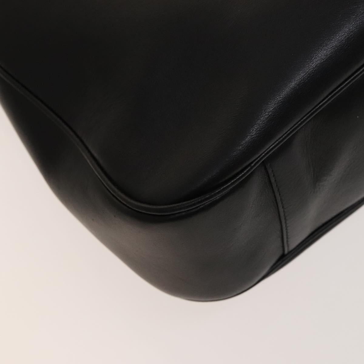Gucci GUCCI Bamboo Shoulder Bag Leather Black Gold 001 1998 001 Size ONE SIZE - 15 Thumbnail