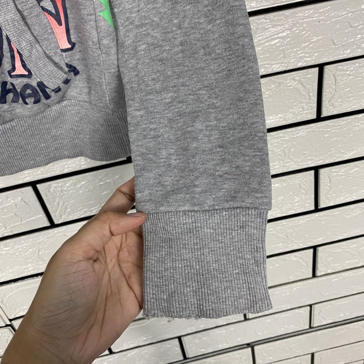Japanese Brand 📌Vintage Zipper Sweater Hawaiian Blue Moon Big Logo Size US M / EU 48-50 / 2 - 16 Thumbnail