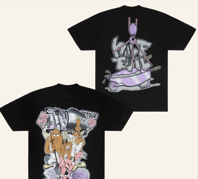 Half Evil HALF EVIL ANGELS AT WORK TEE X-LARGE Size US XL / EU 56 / 4 - 1 Thumbnail