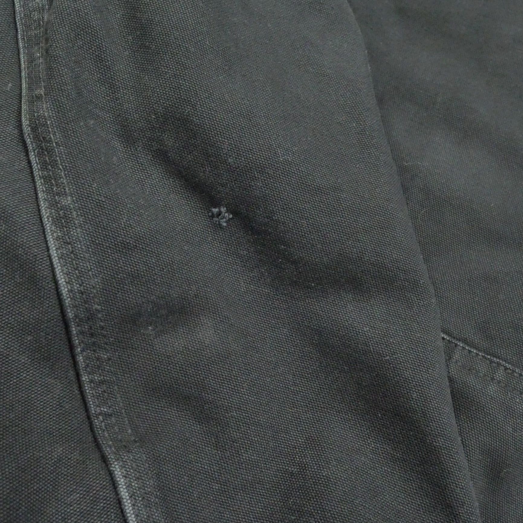 Carhartt Carhartt Jacket Mens 5XL Black J140 BLK Distressed Grunge Work Wear Active Jacket Short Zip Canvas Cotton Lined Size US XXL / EU 58 / 5 - 5 Thumbnail