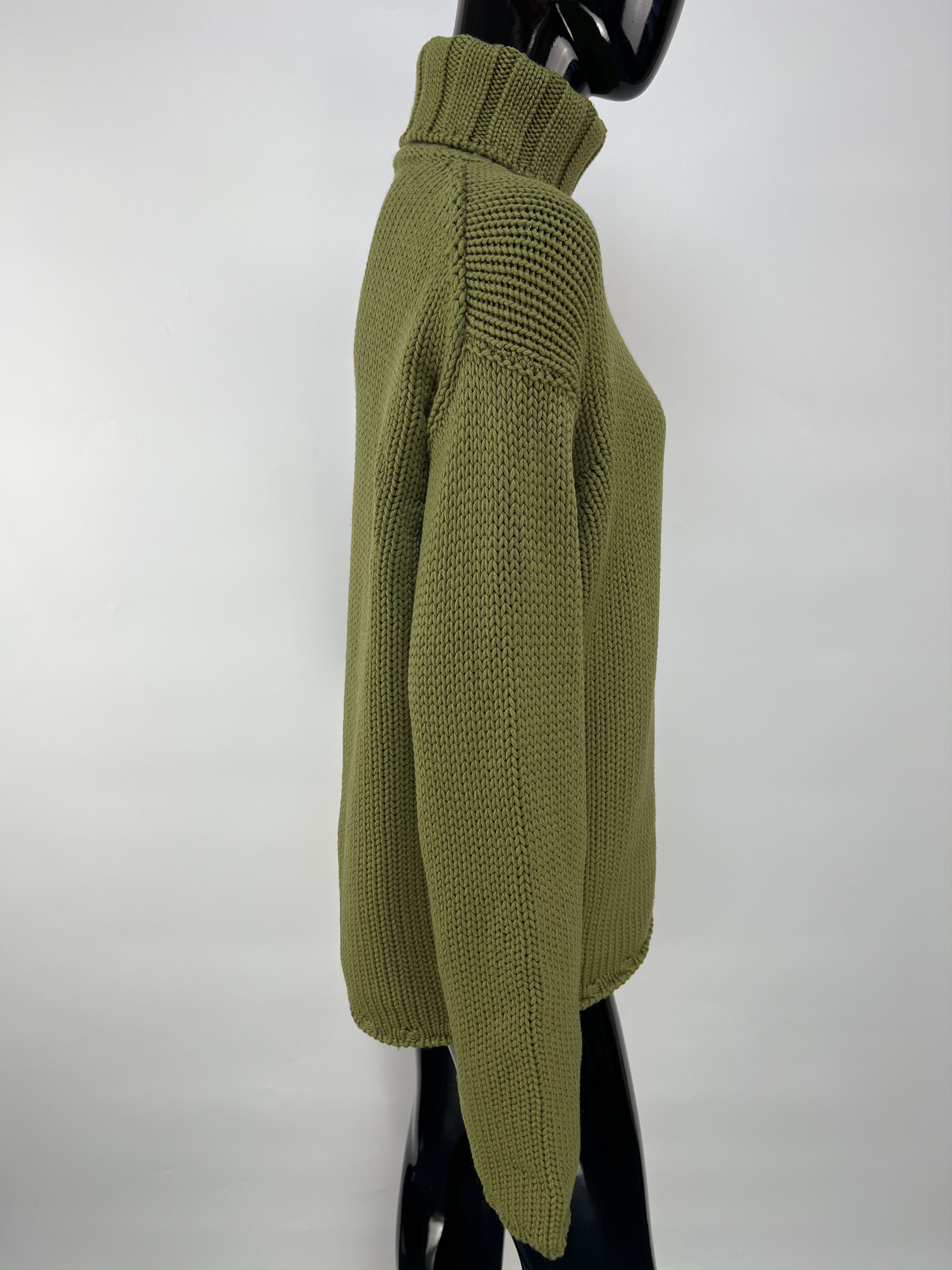 Cruciani Cruciani 100% Wool Knitted Turtleneck Sweater Size IT 44 Size M / US 6-8 / IT 42-44 - 2 Thumbnail