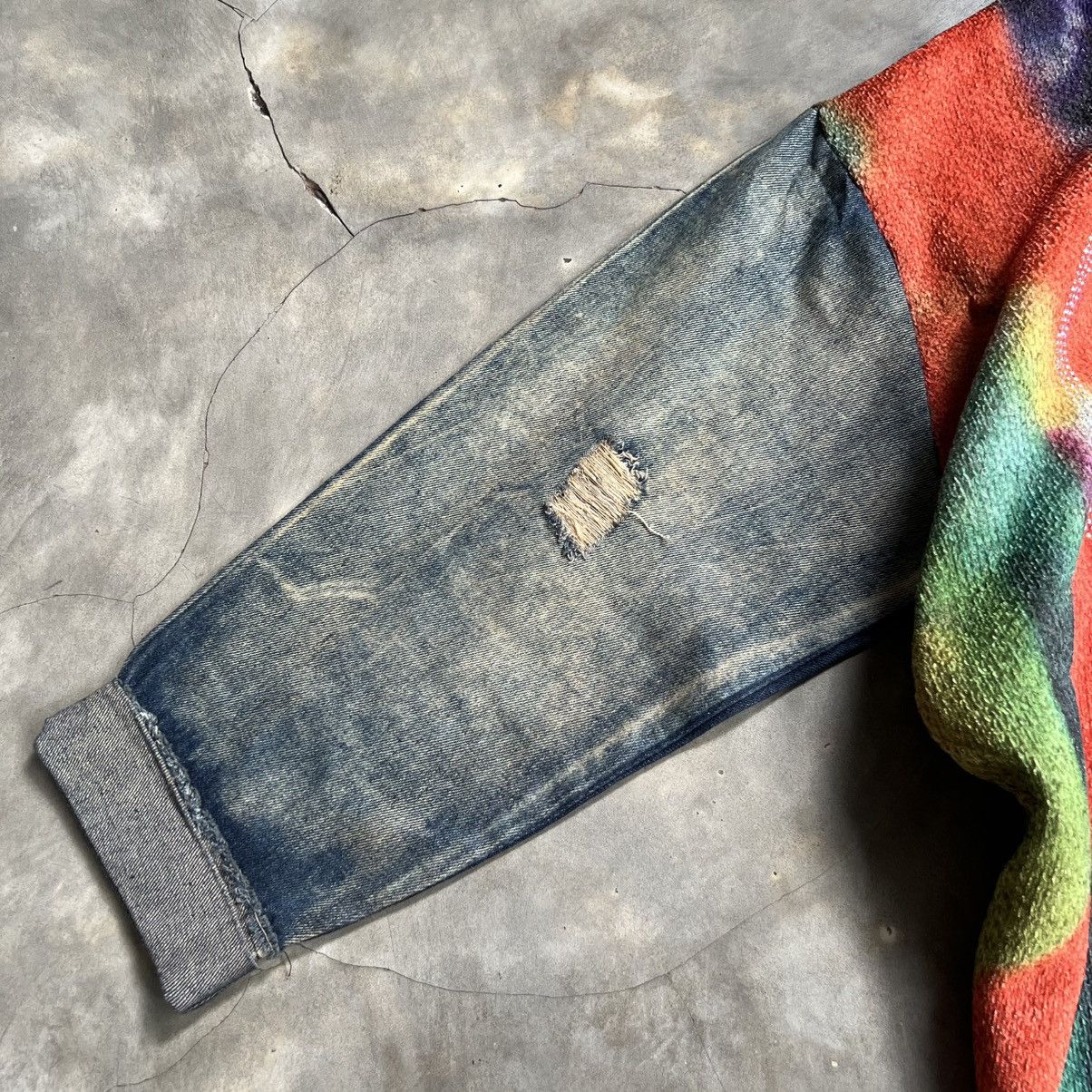 Other Cote Boxy Tie Dye Knit Denim Sleeve Hoodie Size US XL / EU 56 / 4 - 5 Thumbnail