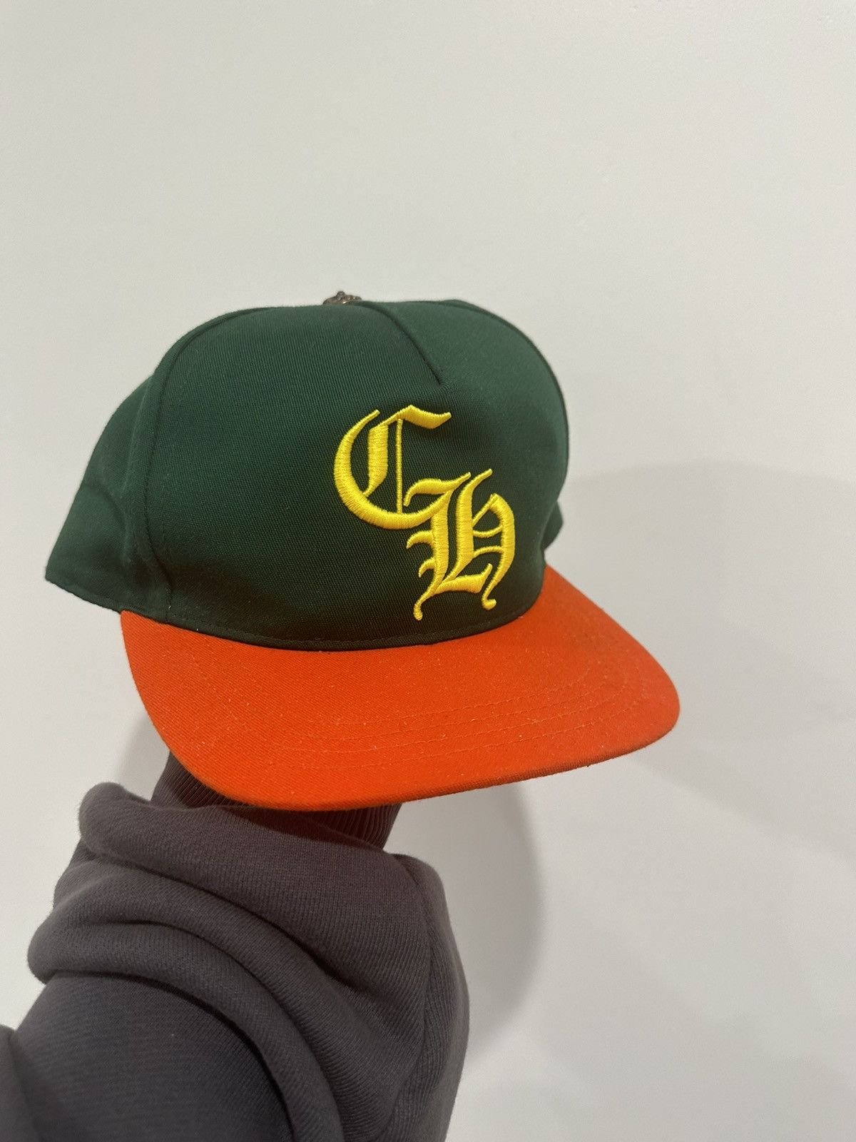 image of Chrome Hearts Miami Hat in Green, Men's