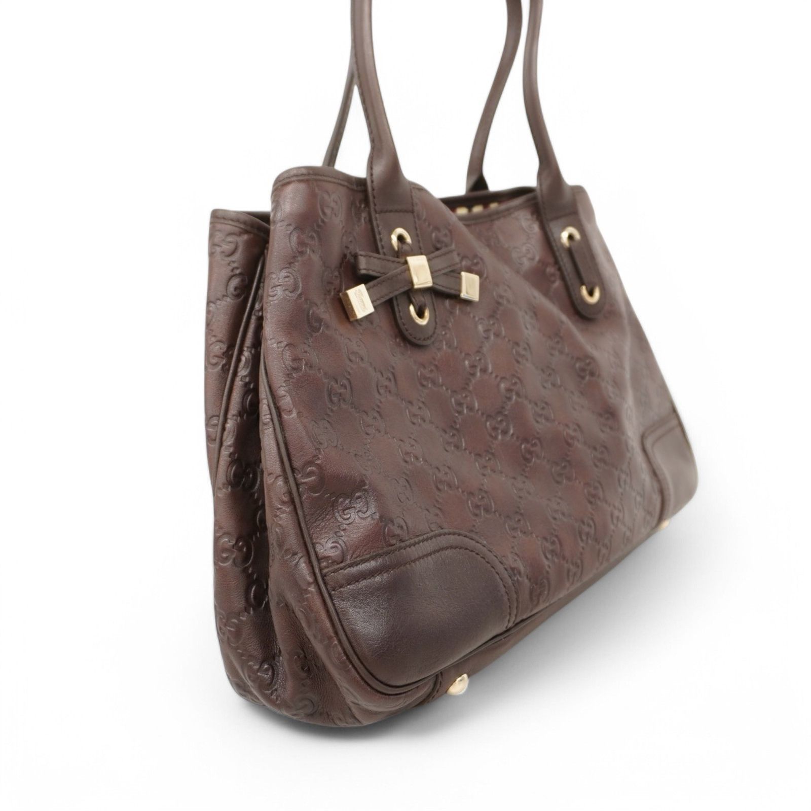 Gucci Gucci - Princess Tote Handbag Shoulder Bag Monogram Leather Size ONE SIZE - 7 Thumbnail