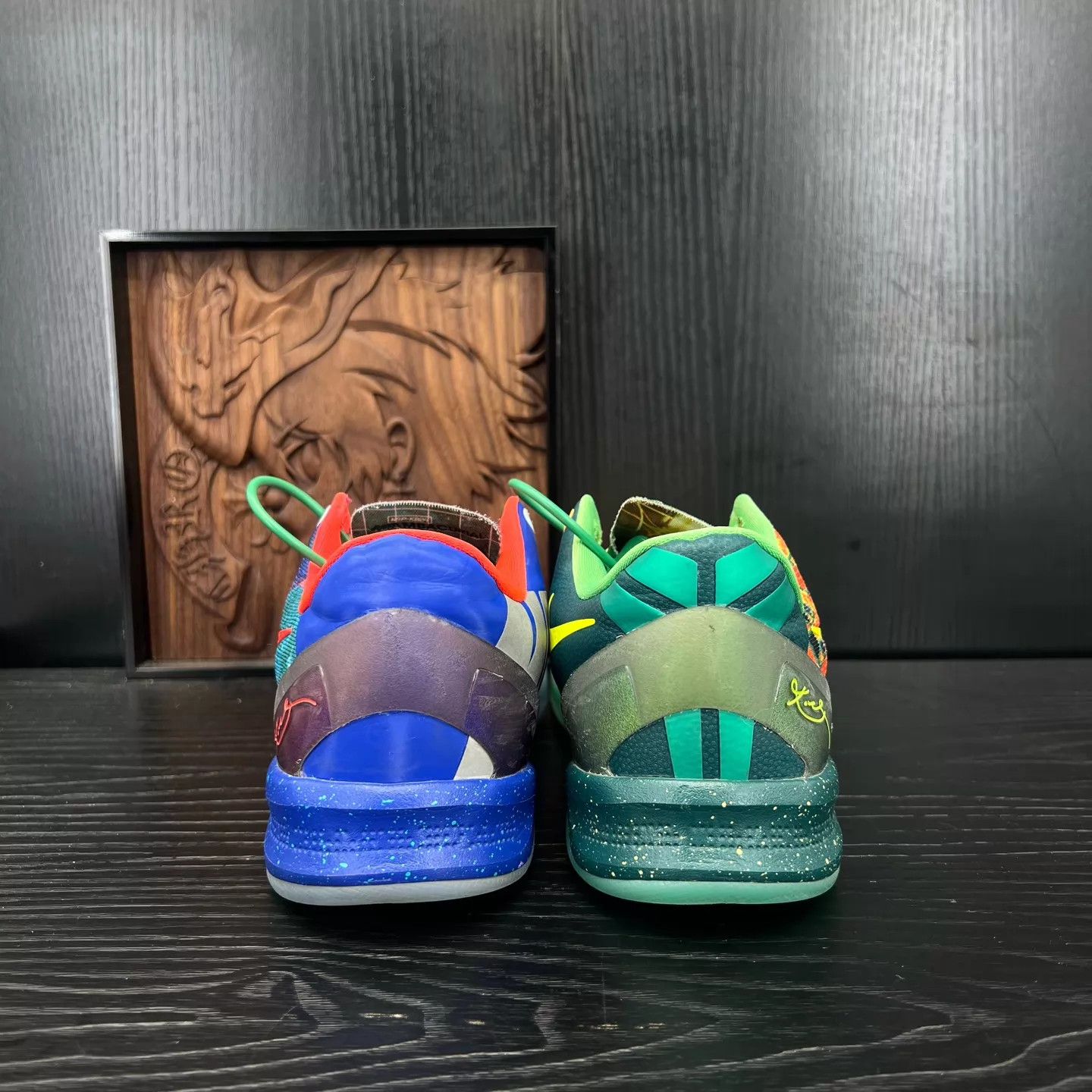 Nike zk8 low asymmetric orange & blue colorblock 39 Size US 6 / EU 39 - 3 Thumbnail