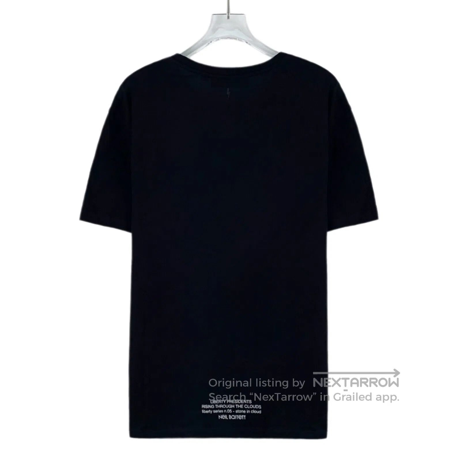 Neil Barrett Neil Barrett Black Statue of Liberty Image Printed Short S Size US M / EU 48-50 / 2 - 2 Thumbnail