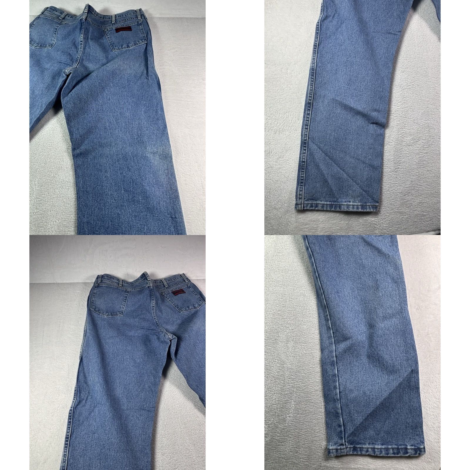 Wrangler VINTAGE Wrangler 20X Jeans Men 42x34 Light Wash Denim 5-Pocket Regular Straight 42 Blue Wrangler 20X Size US 42 / EU 58 - 9 Thumbnail