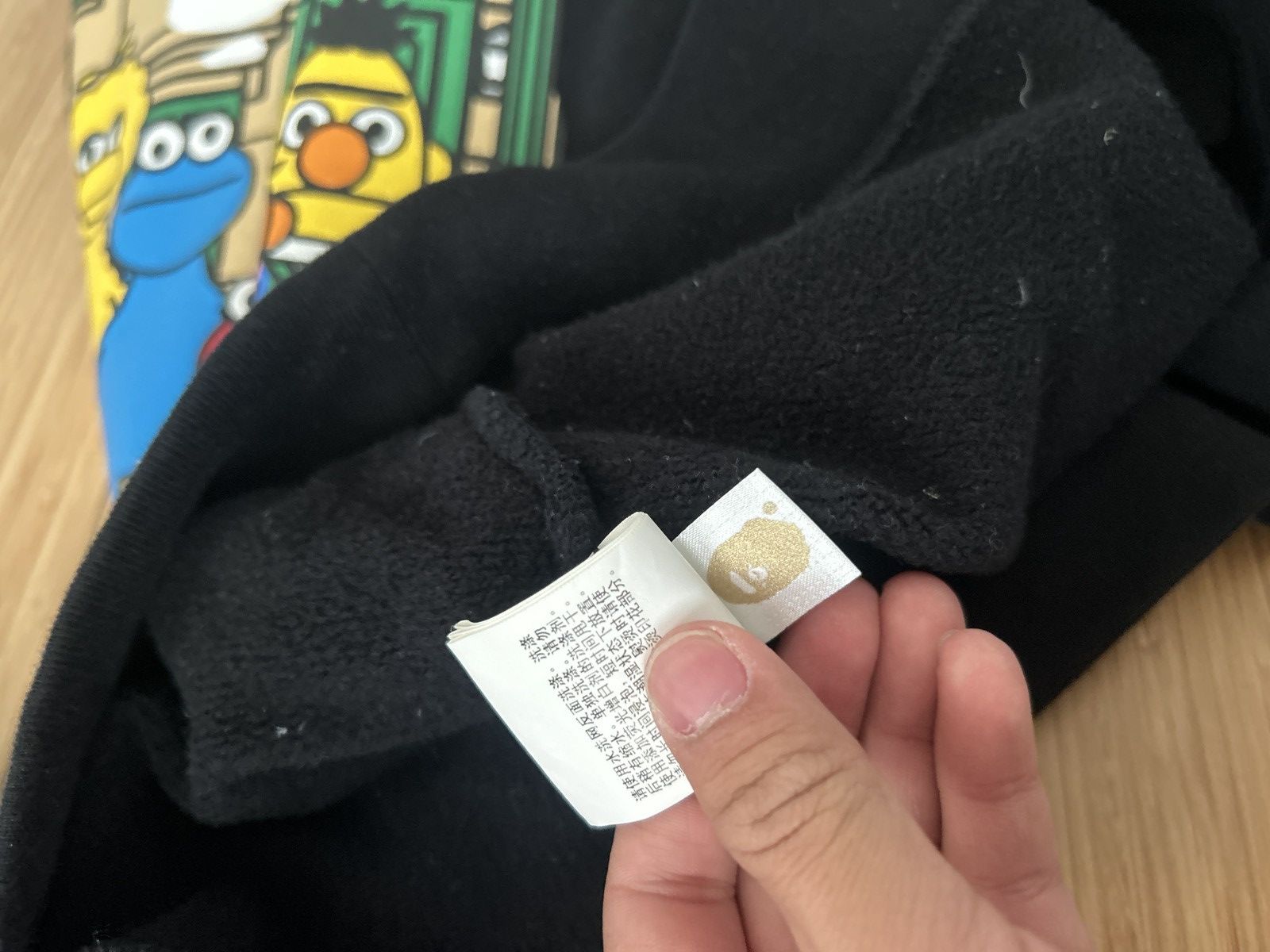 Bape Bape A Bathing Ape Sesame Street Hoodie Black Size S / US 4 / IT 40 - 11 Thumbnail