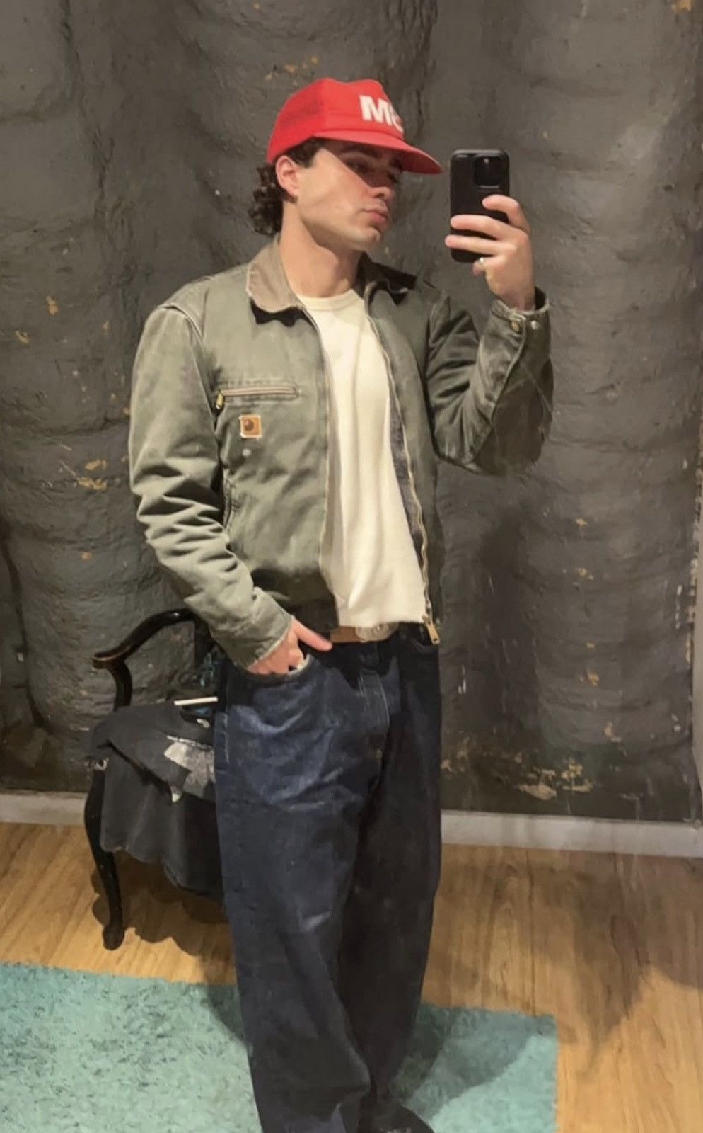 Carhartt VTG carhartt detroit jacket MOS sz small Size US S / EU 44-46 / 1 - 17 Thumbnail