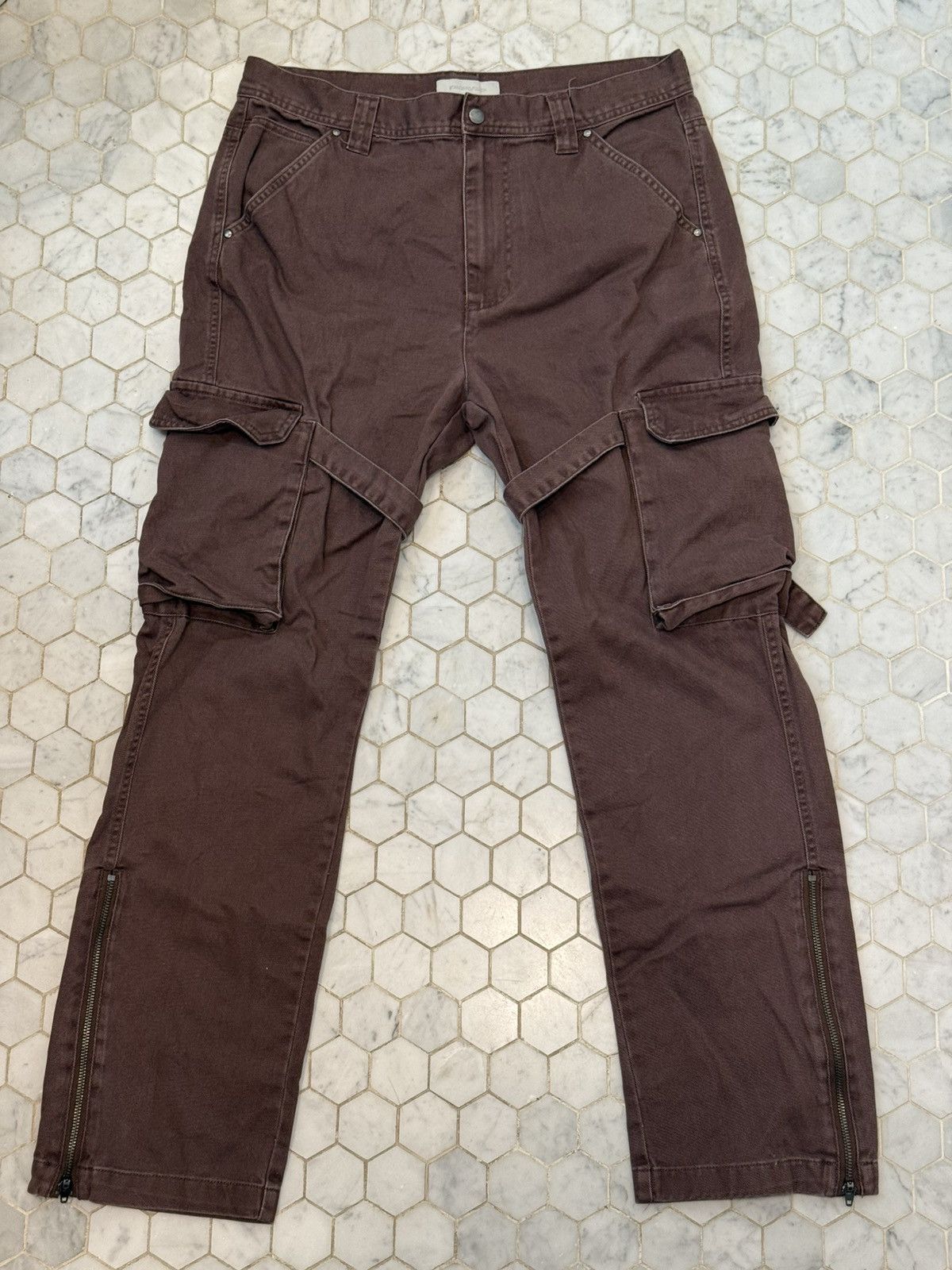 Standard Cloth ‘STANDARD/CLOTH’ CARGO ZIPPER PANTS Size US 32 / EU 48 - 1 Thumbnail