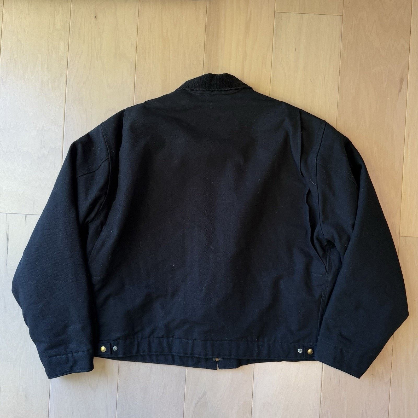 Carhartt Carhartt Detroit Jacket 52 Black Workwear Full Zip Bomber Size US XL / EU 56 / 4 - 9 Thumbnail
