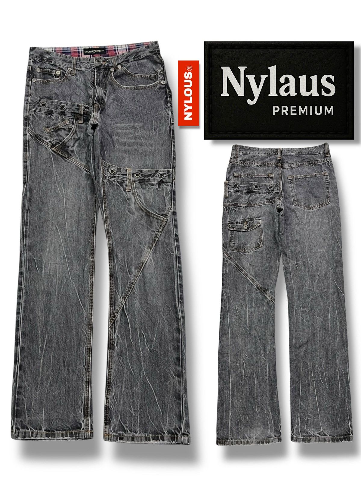 semanticdesign Vintage Nylaus Premium Belt Strap Panel Pocket Engineering Size US 32 / EU 48 - 1 Thumbnail