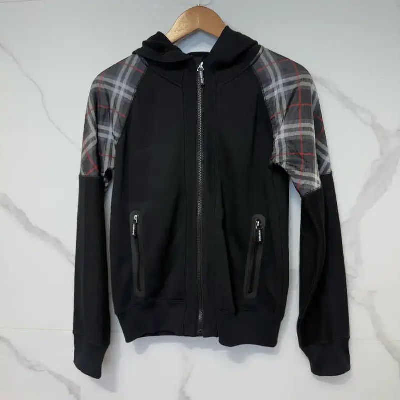 Burberry Burberry Black Cotton Houndstooth Jacket for Women Size L / US 10 / IT 46 - 1 Thumbnail