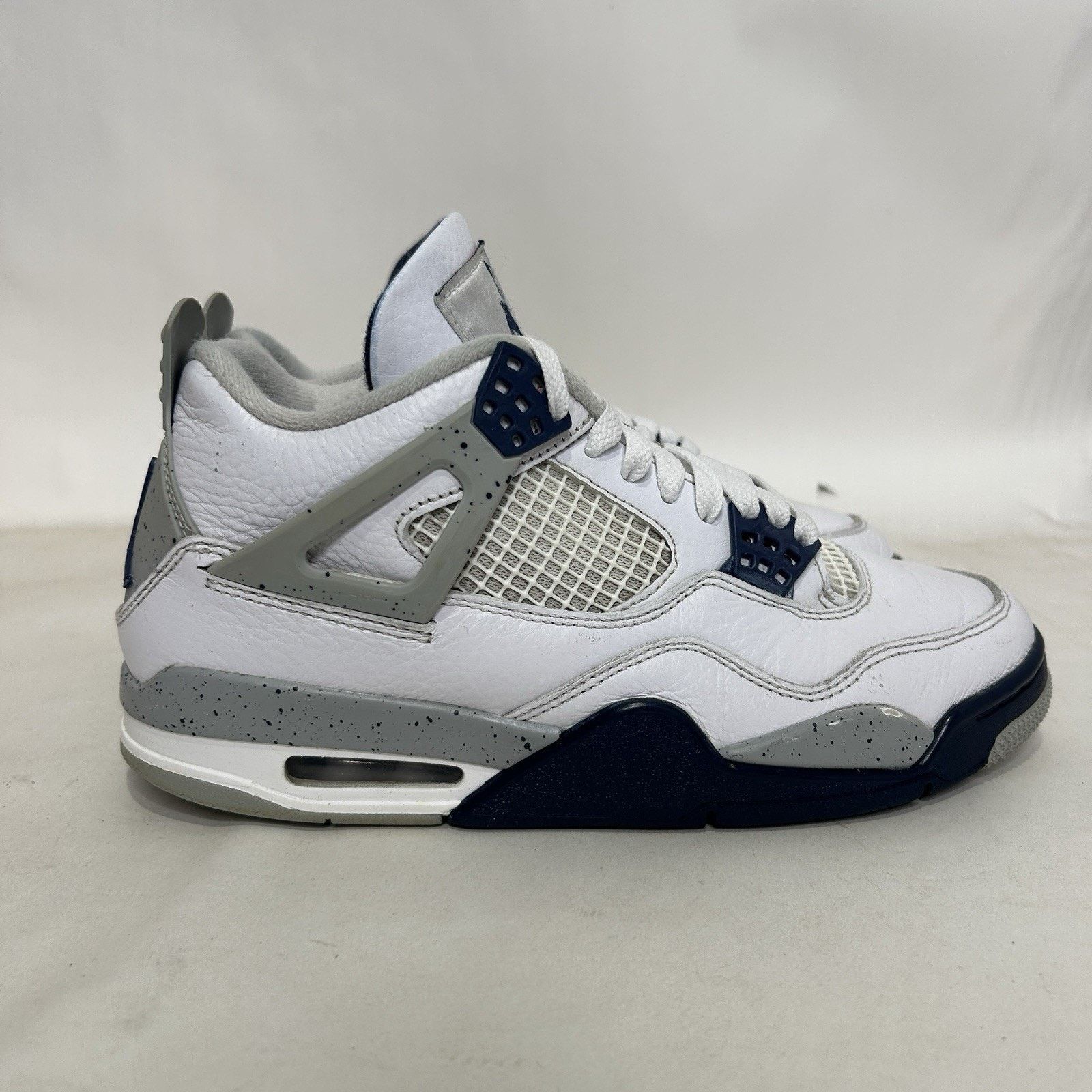 Jordan Brand Nike Air Jordan Retro 4 “Midnight Navy” Size US 8 / EU 41 - 4 Thumbnail