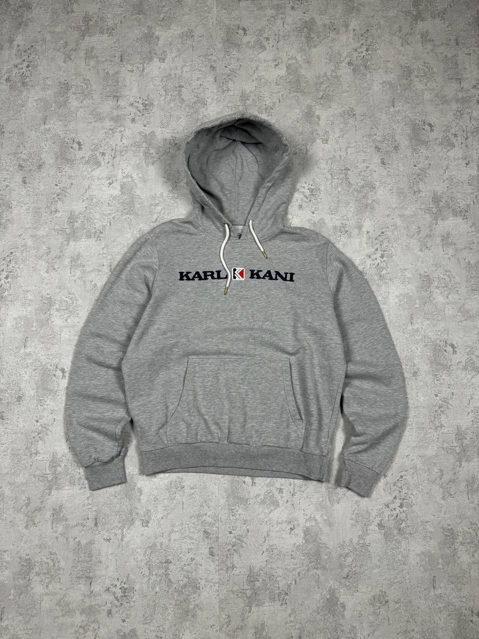 Karl Kani Vintage Y2K Karl Kani Gray Hoodie Big Embroidered Logo Size US M / EU 48-50 / 2 - 1 Thumbnail