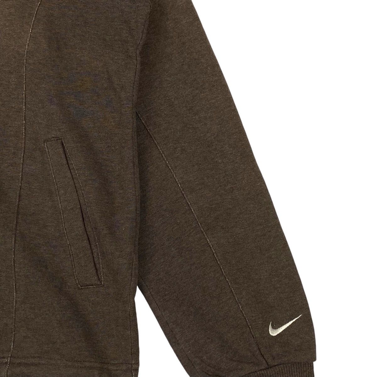 Nike × Vintage Vintage Nike Full Zip Small Embroided Logo Turtleneck Size US M / EU 48-50 / 2 - 4 Thumbnail