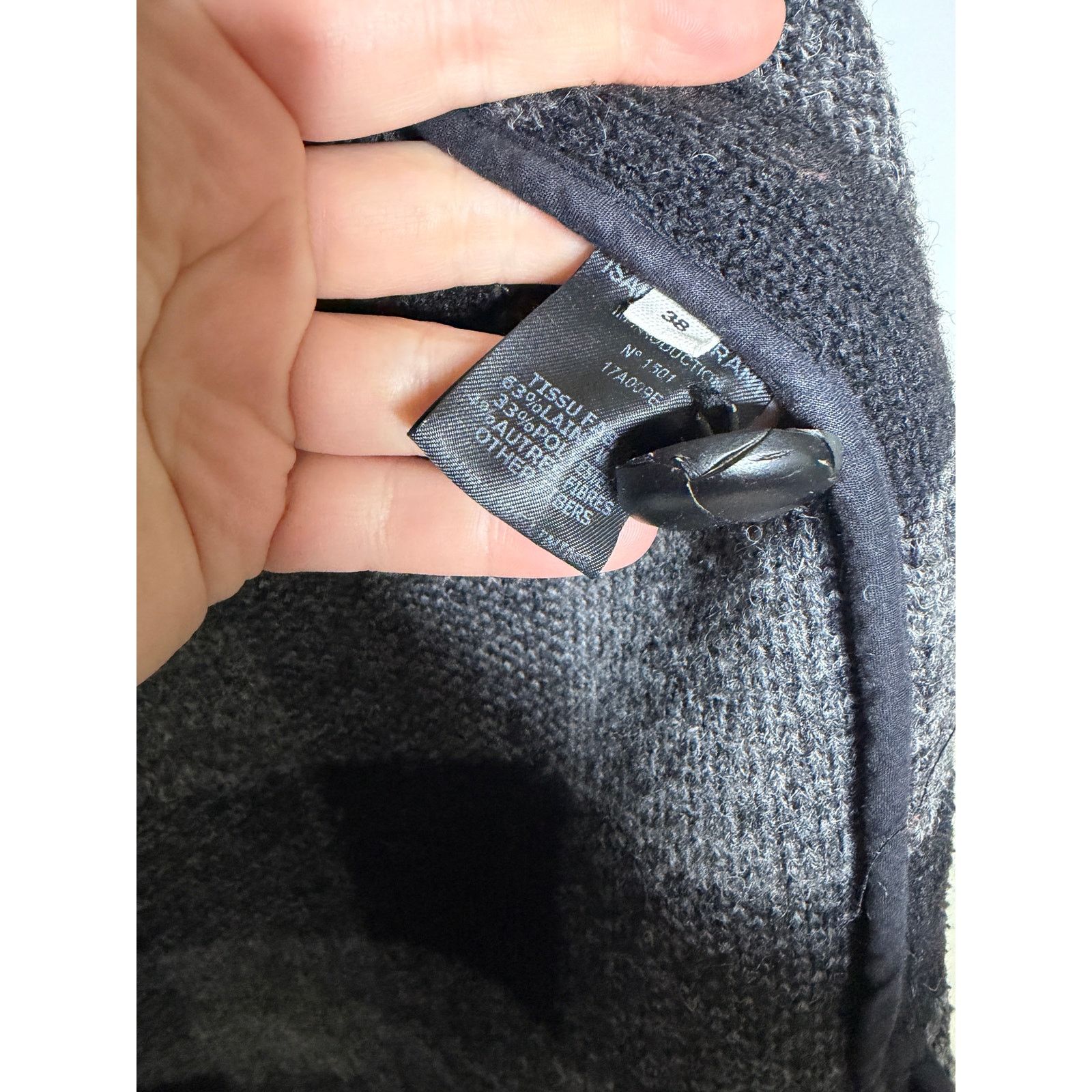 Isabel Marant ISABEL MARANT ÉTOILE Grey Gino Oversized Checked Wool Coat 6 Size M / US 6-8 / IT 42-44 - 7 Thumbnail