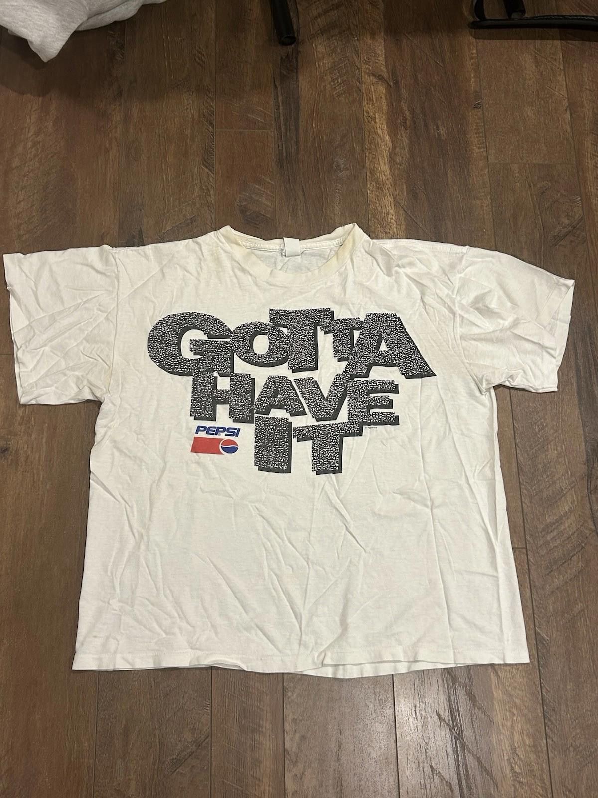 Other Vintage 90s Pepsi Gotta Have It T-shirt Single Stitch Boxy L Size US XL / EU 56 / 4 - 1 Thumbnail