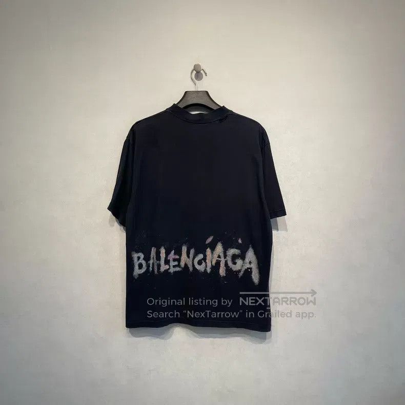 Balenciaga Balenciaga Back gradient logo short sleeve Size US S / EU 44-46 / 1 - 1 Thumbnail