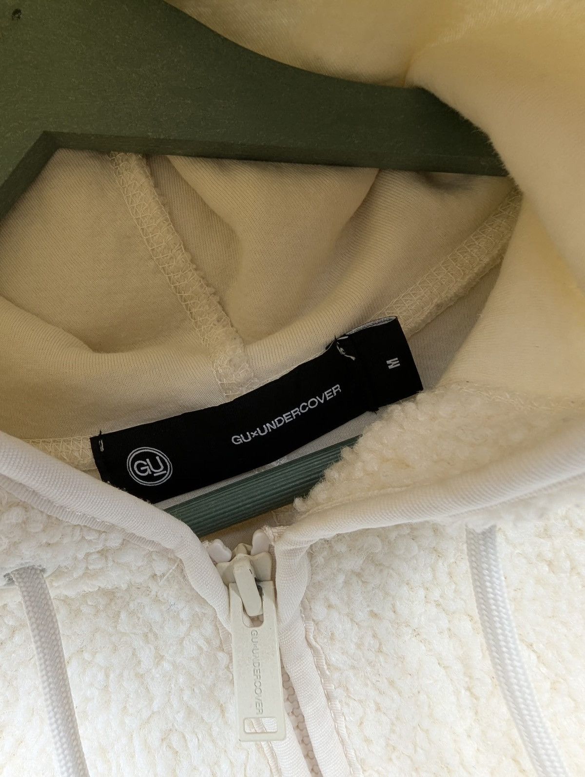 GU × Undercover Gu Undercover Deep Pile Long Fleece Jacket Hoodie Size US M / EU 48-50 / 2 - 3 Thumbnail