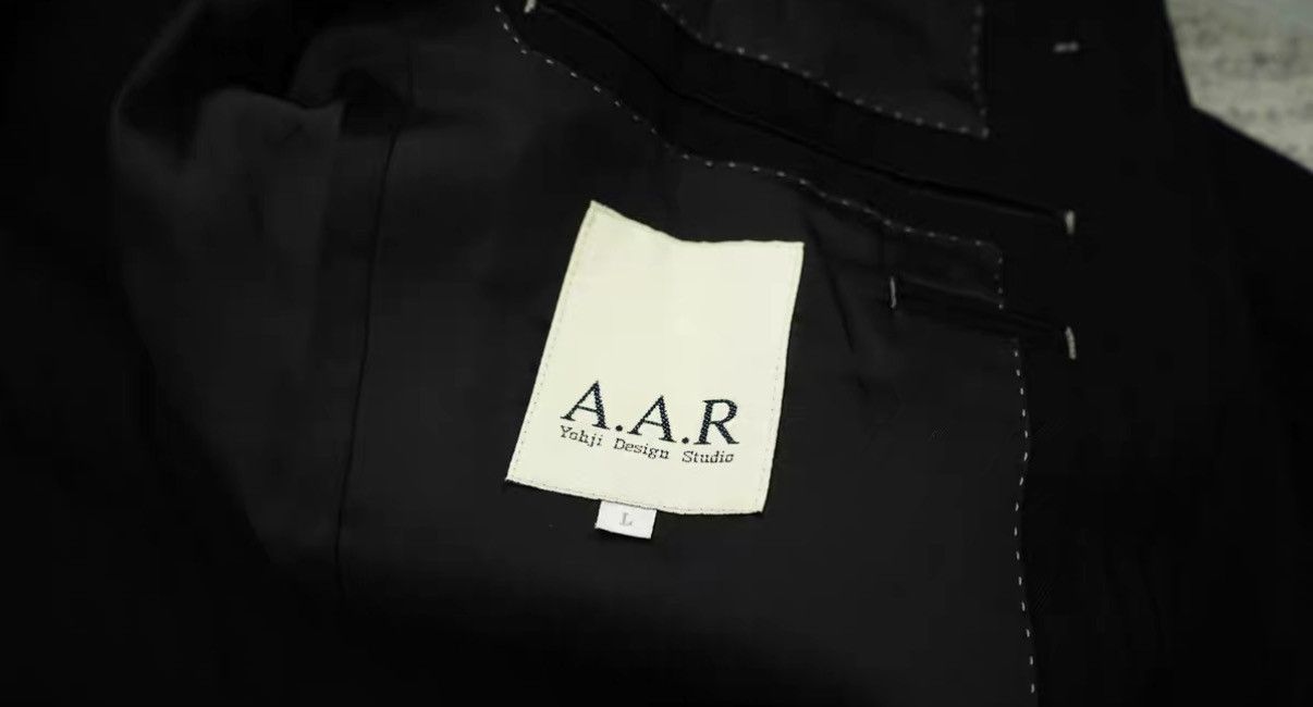 Yohji Yamamoto Yohji Yamamoto AAR Jacquard Mid-Length Blazer Size US L / EU 52-54 / 3 - 9 Thumbnail