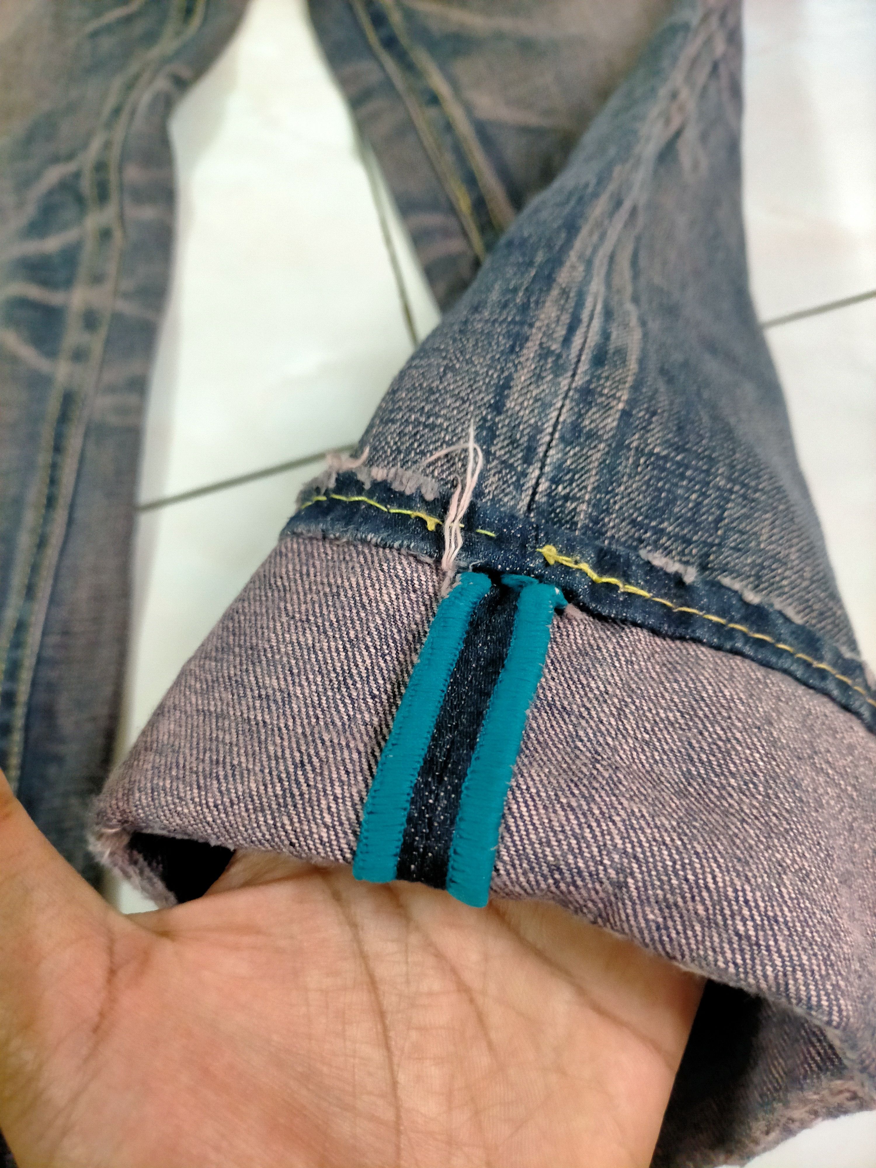 Japanese Brand Vintage Caqu Selvedge Distressed Denim Size US 31 - 5 Thumbnail