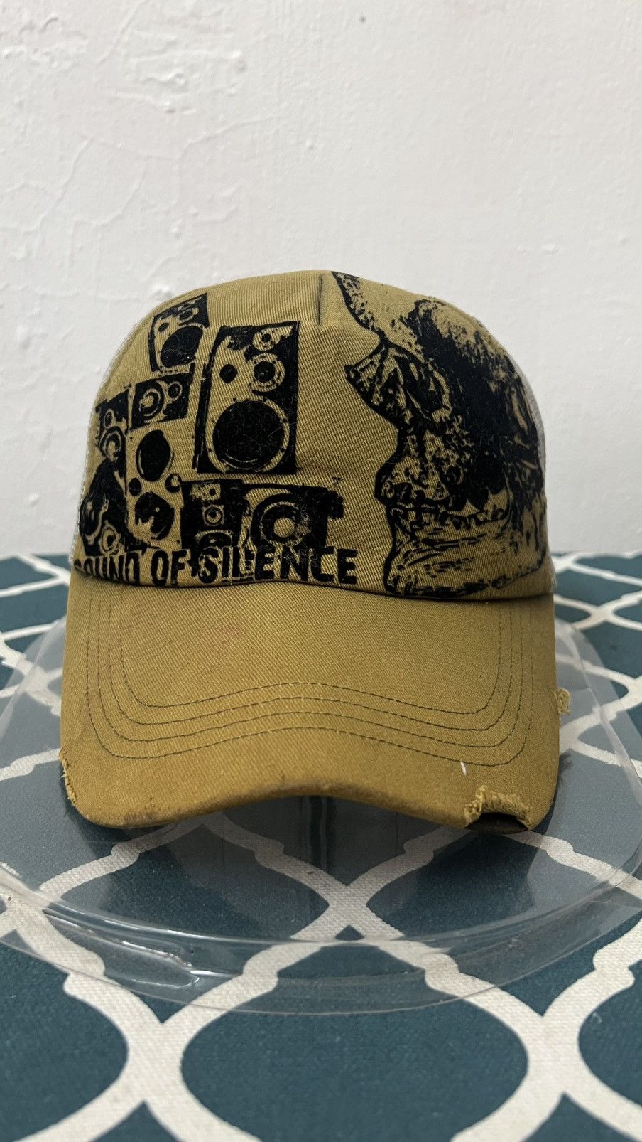 If Six Was Nine × Japanese Brand Vintage y2k poem sound of silence trucker hat Size ONE SIZE - 1 Thumbnail