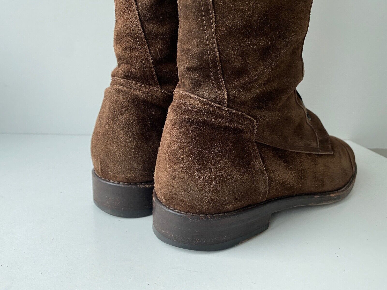 Santoni Santoni High Suede Brown Boots Size US 11 / IT 41 - 9 Thumbnail