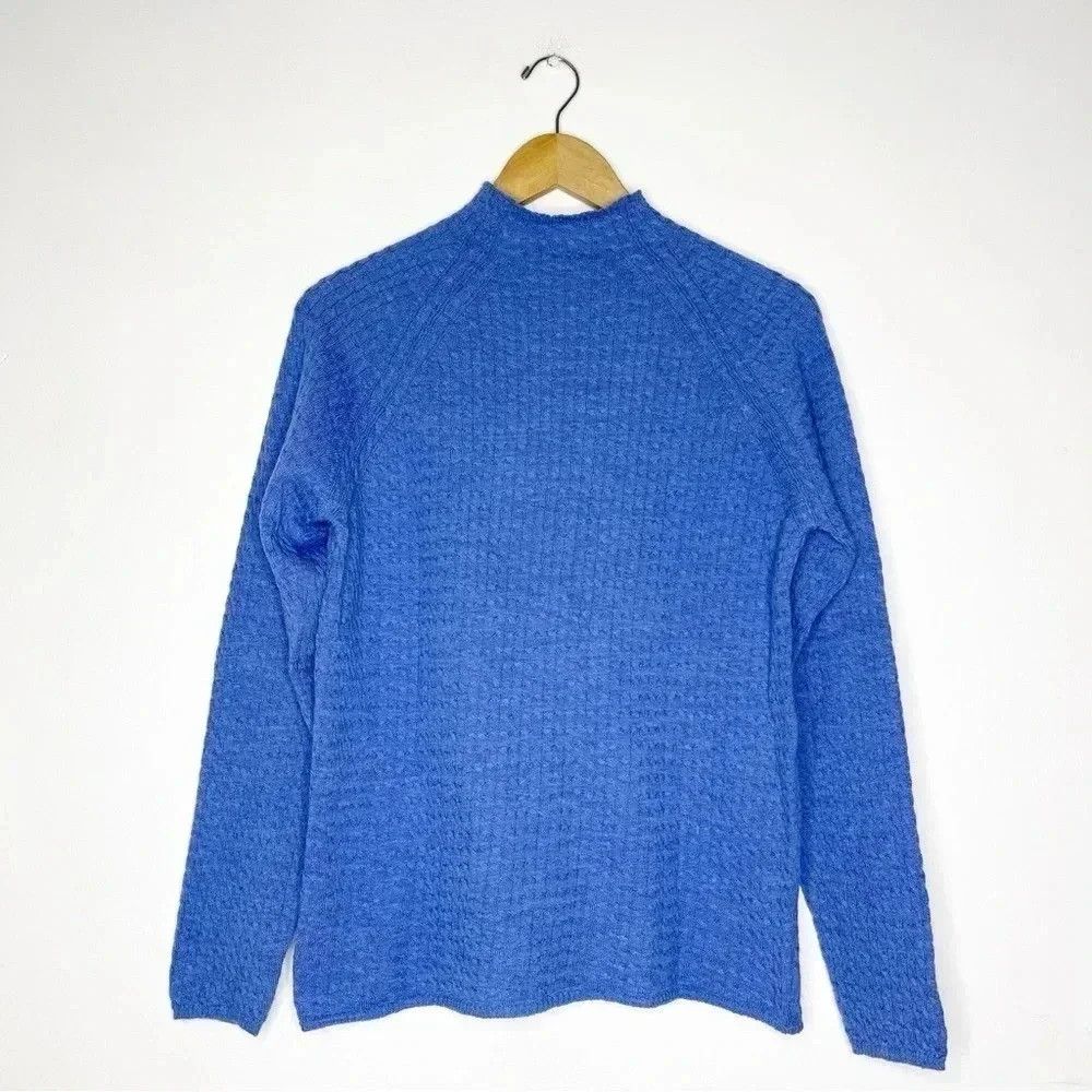 Burberry Wool Mock Neck Cable Sweater Size Large